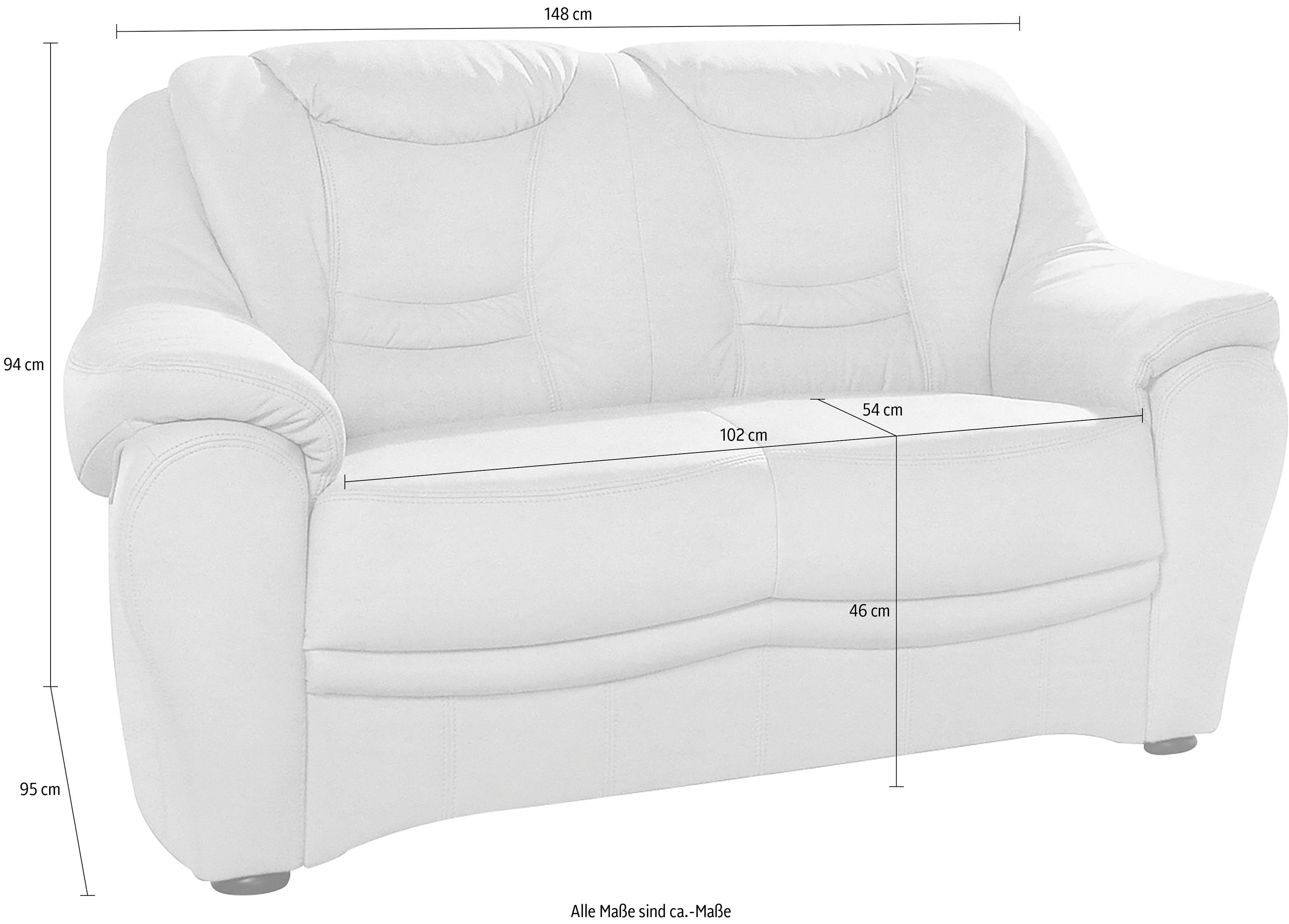 sit&more 2-zitsbank Bansin inclusief binnenvering