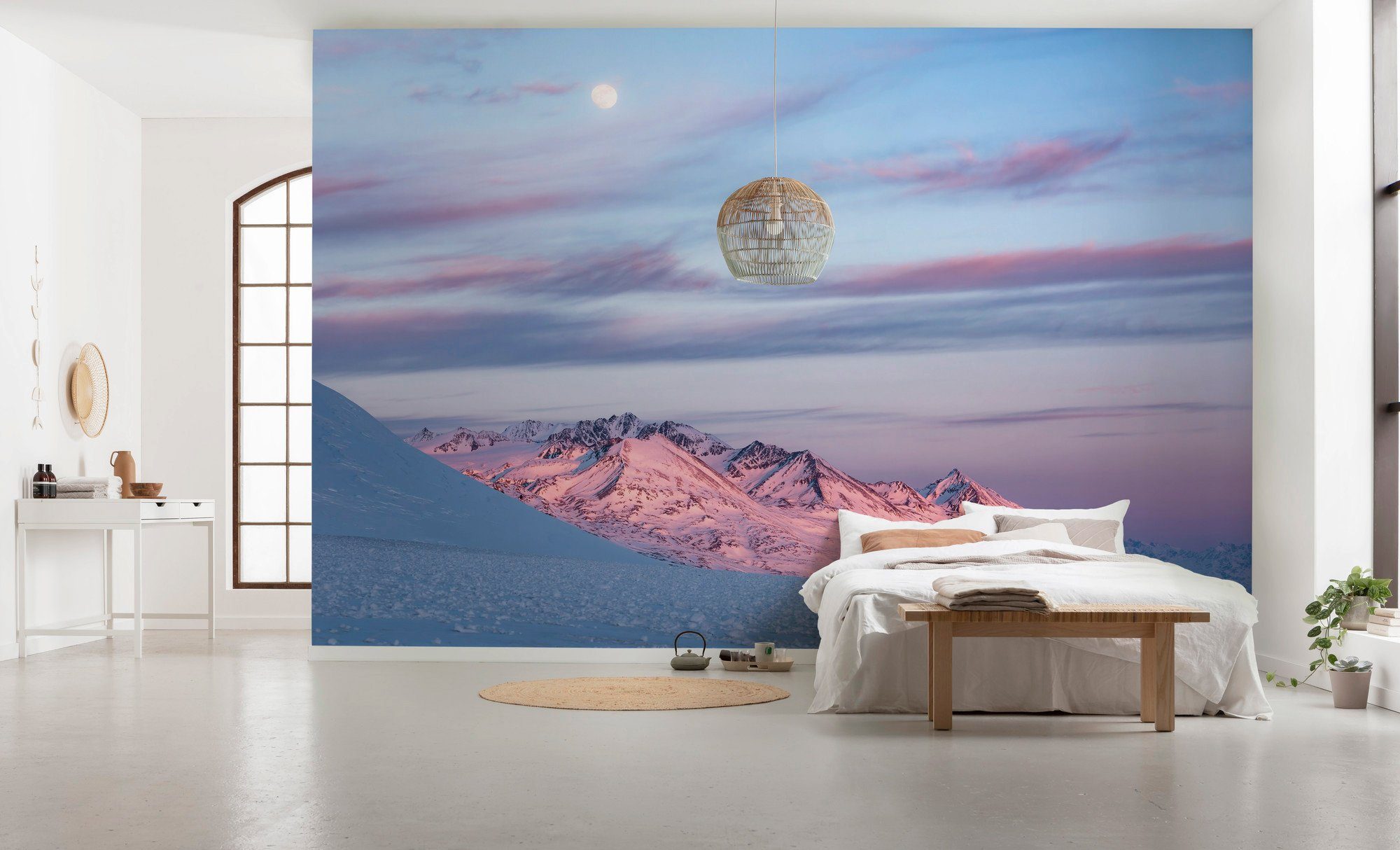 Komar Vliesbehang Digitale print vlies - Purple Dinner - Afmeting 450 x 280 cm (9 stuks)
