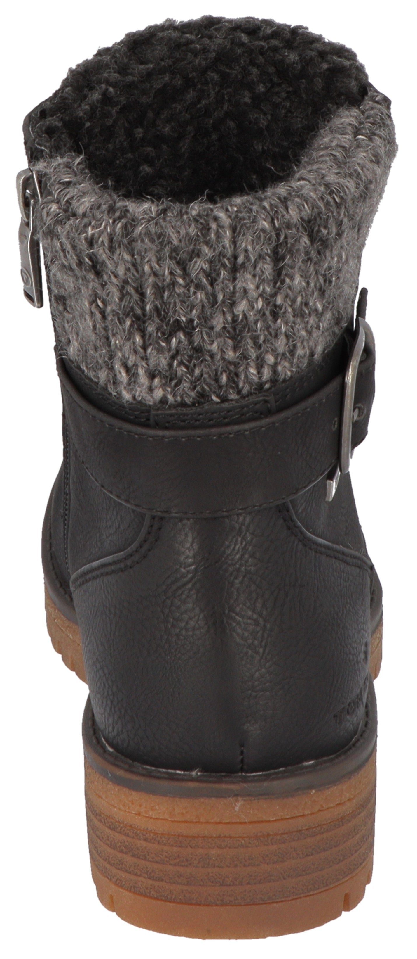 Tom Tailor Winterlaarzen Werkschoenen, hiking boot met blokhak