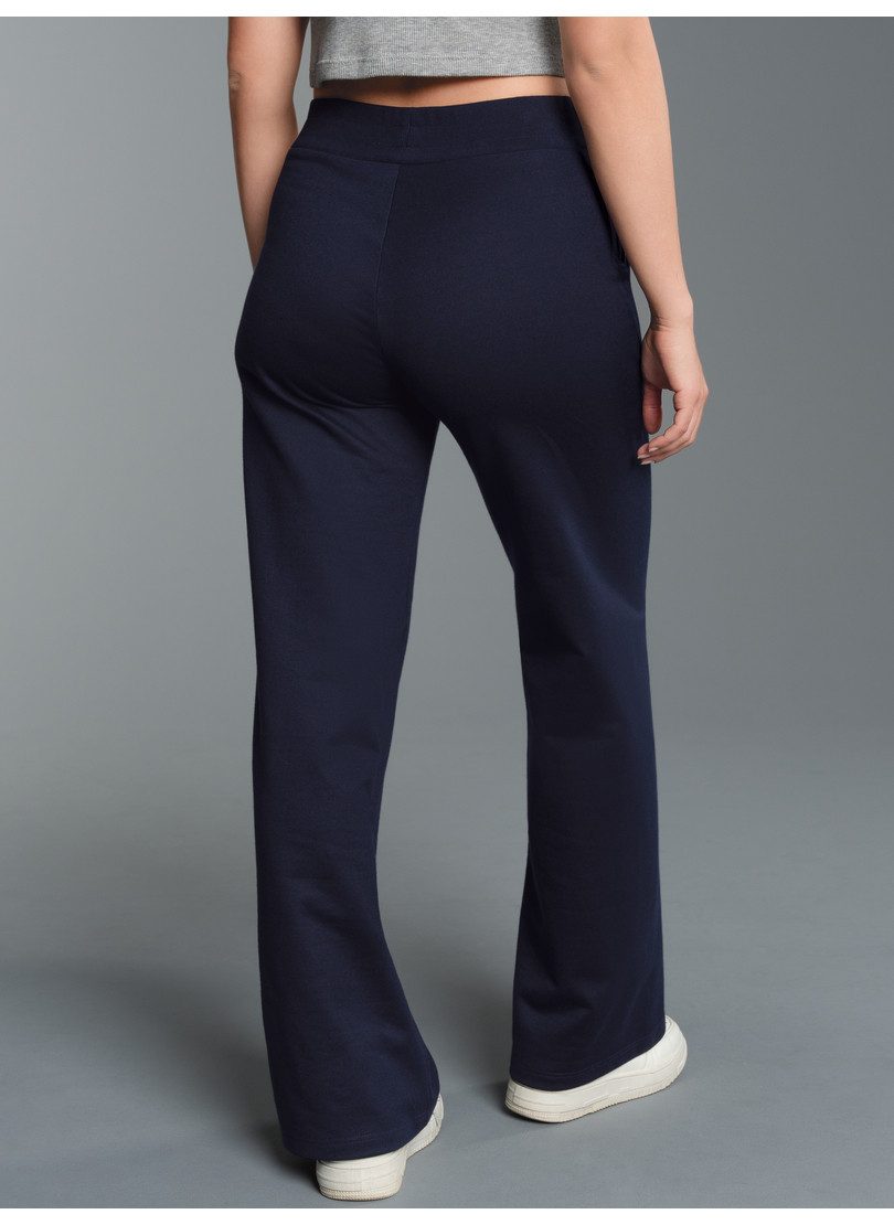Trigema Jerseybroek TRIGEMA Joggingbroek met wijde pijpen (1-delig)