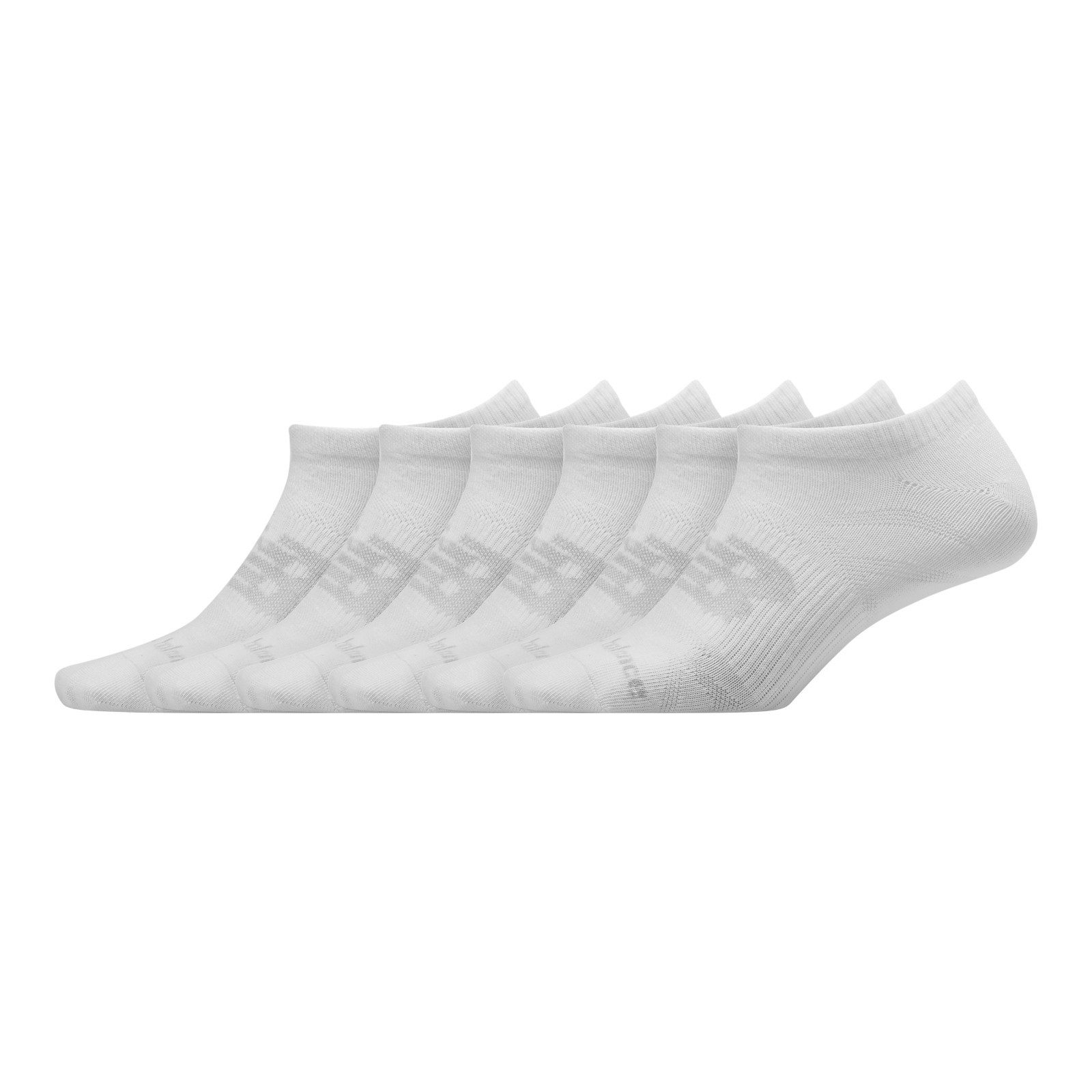 New Balance Sokken Flat Knit No Show Socks 6 Pack