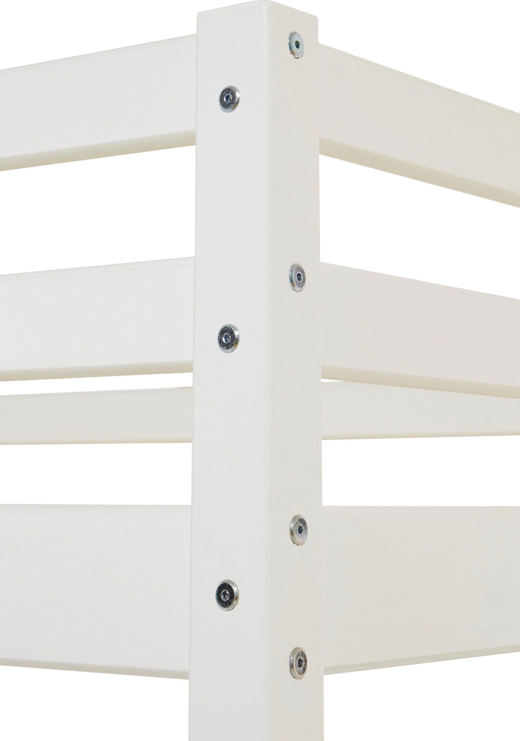 Hoppekids Hoogslaper ECO Dream, kinderbed, speelbed, halfhoog bed van massief hout