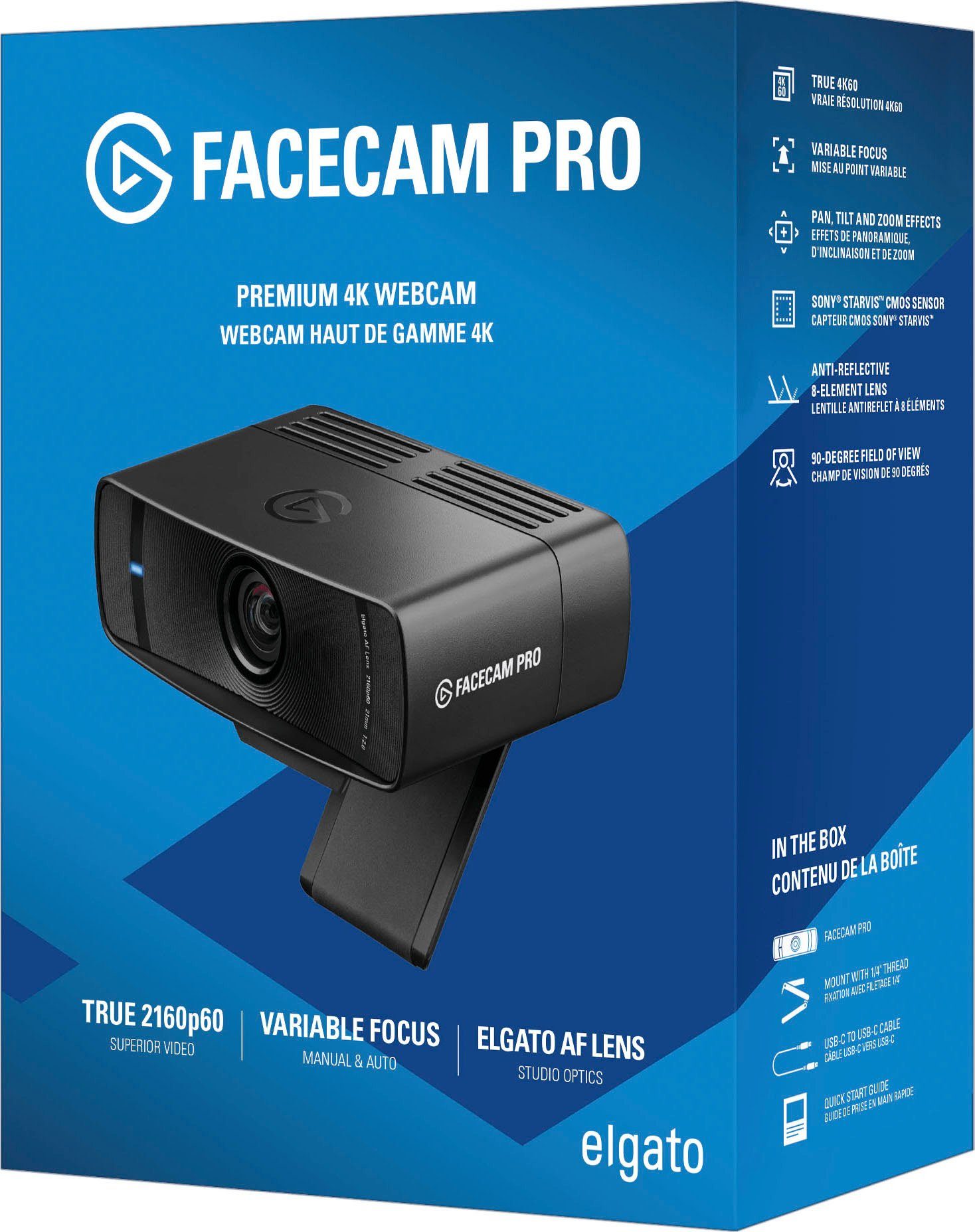 Elgato Webcam Facecam pro 4k streaming camera