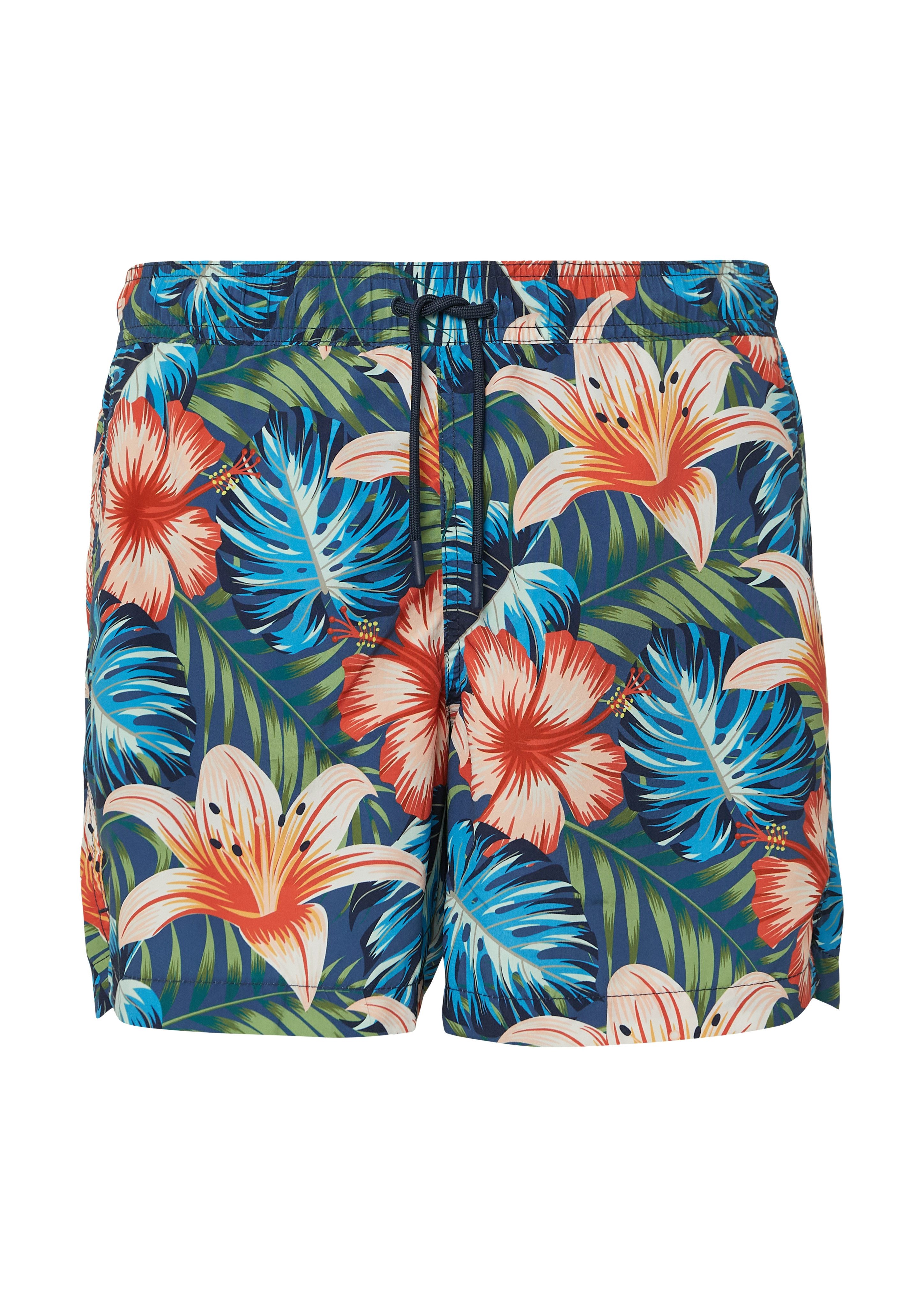 s.Oliver Strandshort met print all-over
