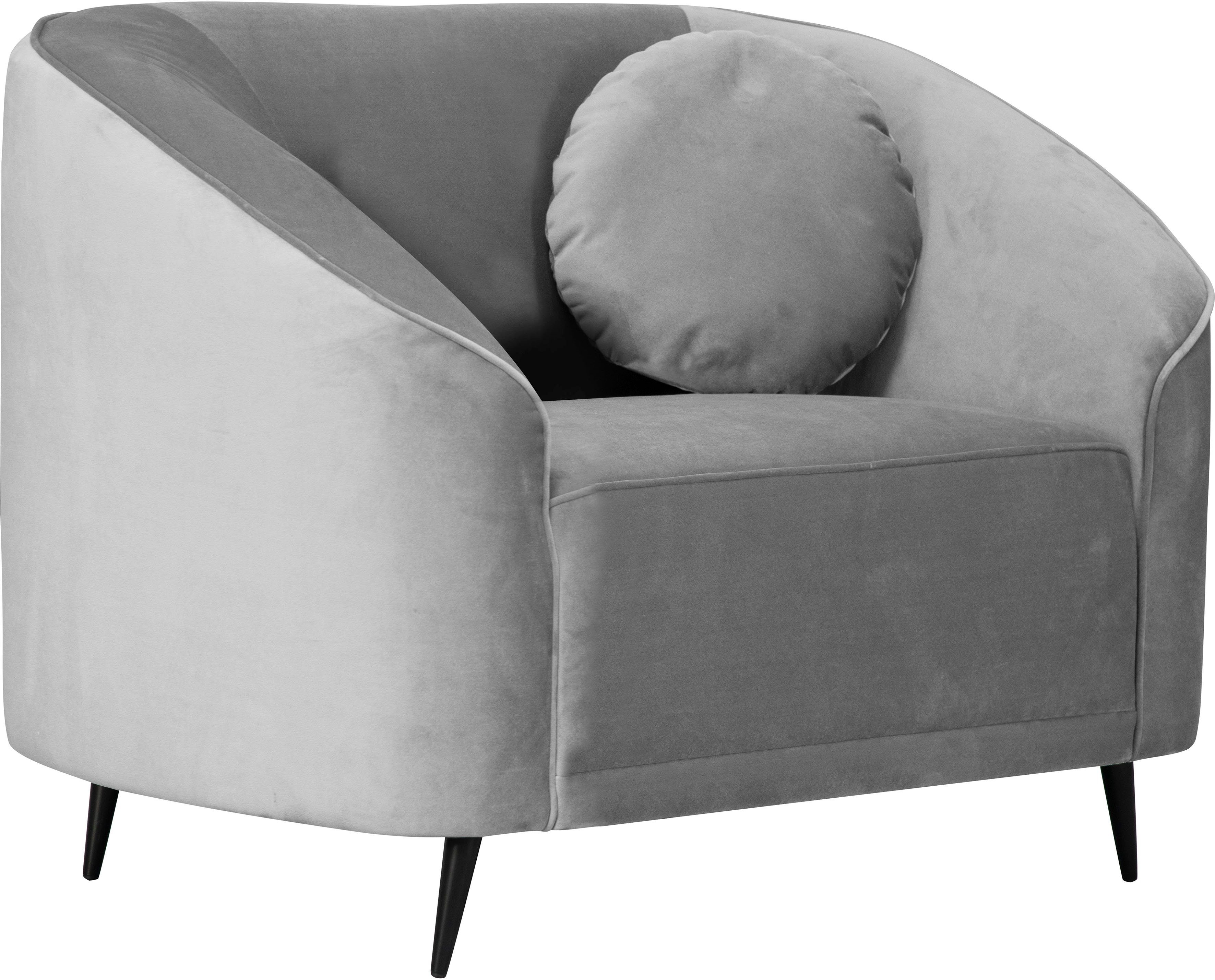 Leonique Fauteuil Ashly in 3 overtrekvarianten, bouclé, fluwelige look en zachte structuurstof.