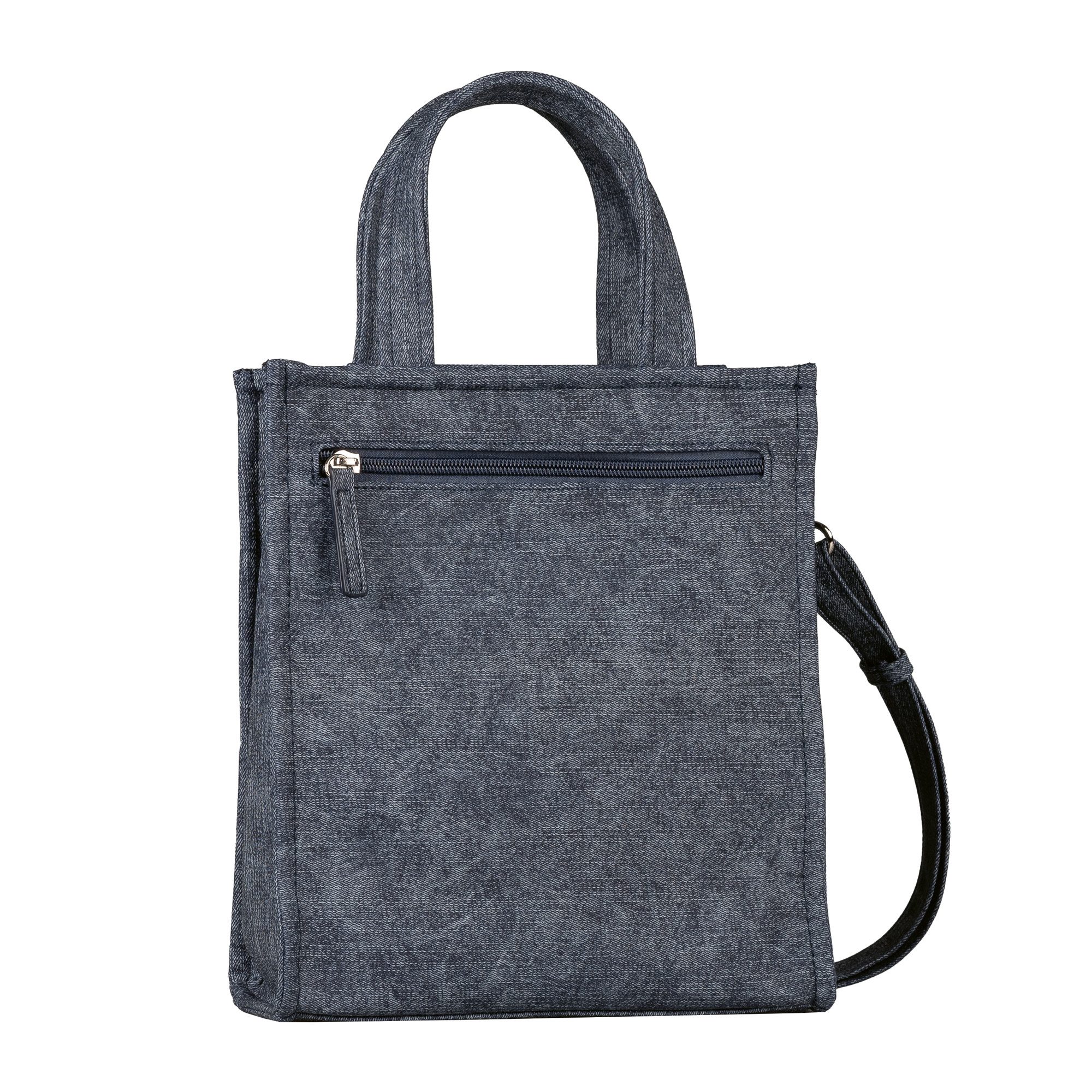 Tom Tailor Denim Shopper Wanessa van imitatieleer in denim-look
