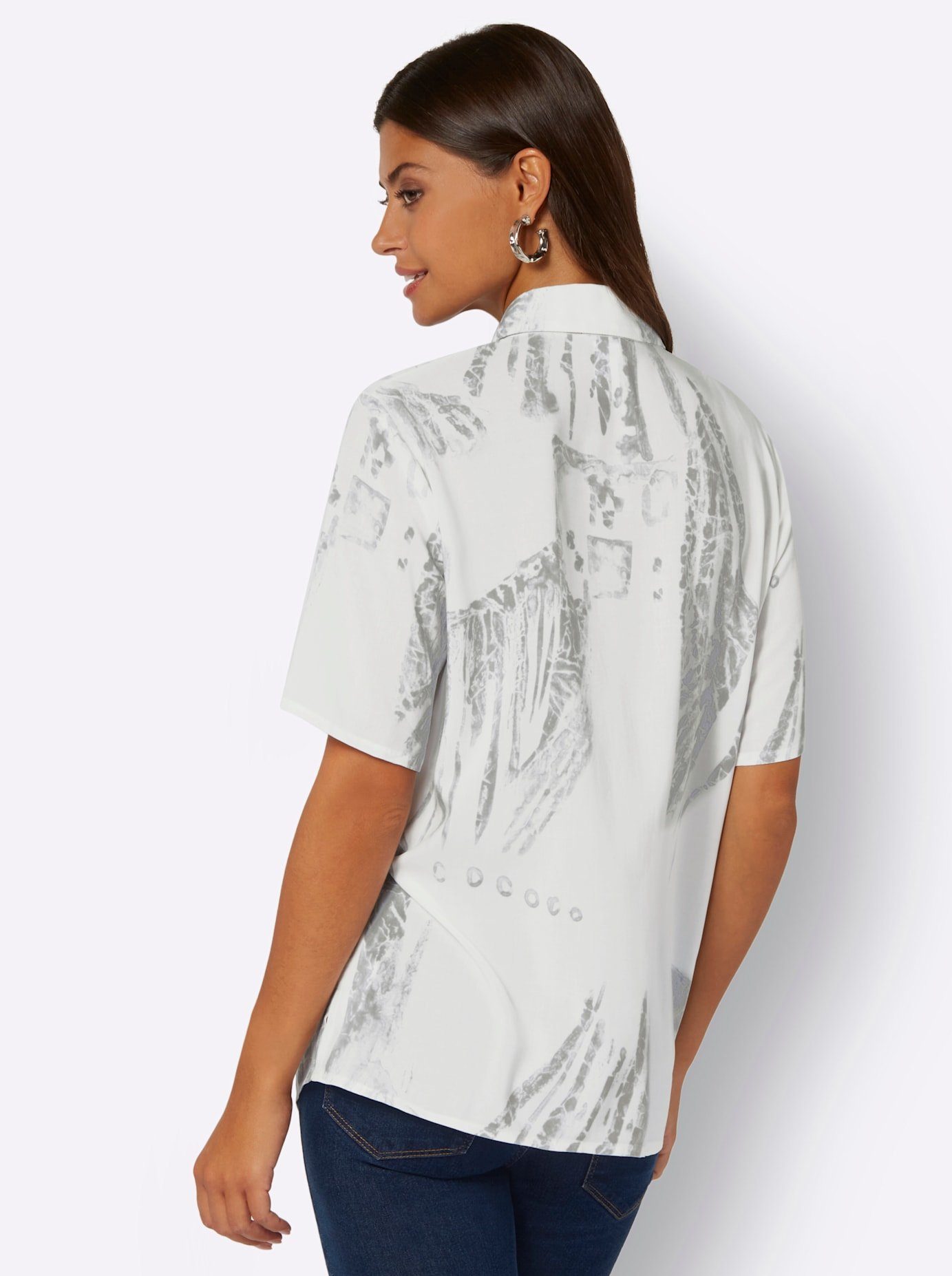 Creation L Gedessineerde blouse