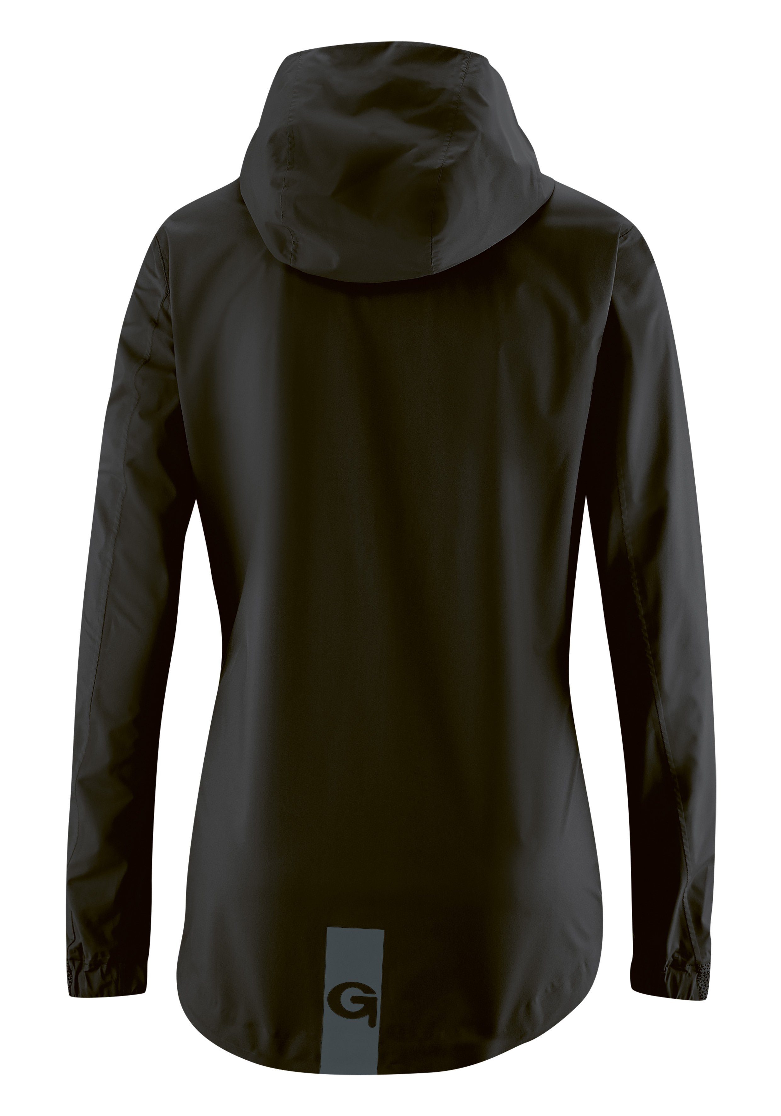 Gonso Fietsjack Save Jacket Trail W Dames regenjack wind- en waterdicht, fietsjack met capuchon