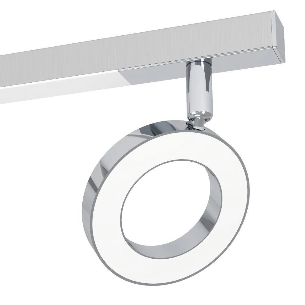 EGLO Ledplafondspots CARDILLIO 1 plafondlamp, chroom, 3-vlamig, draaibare lampenkoppen