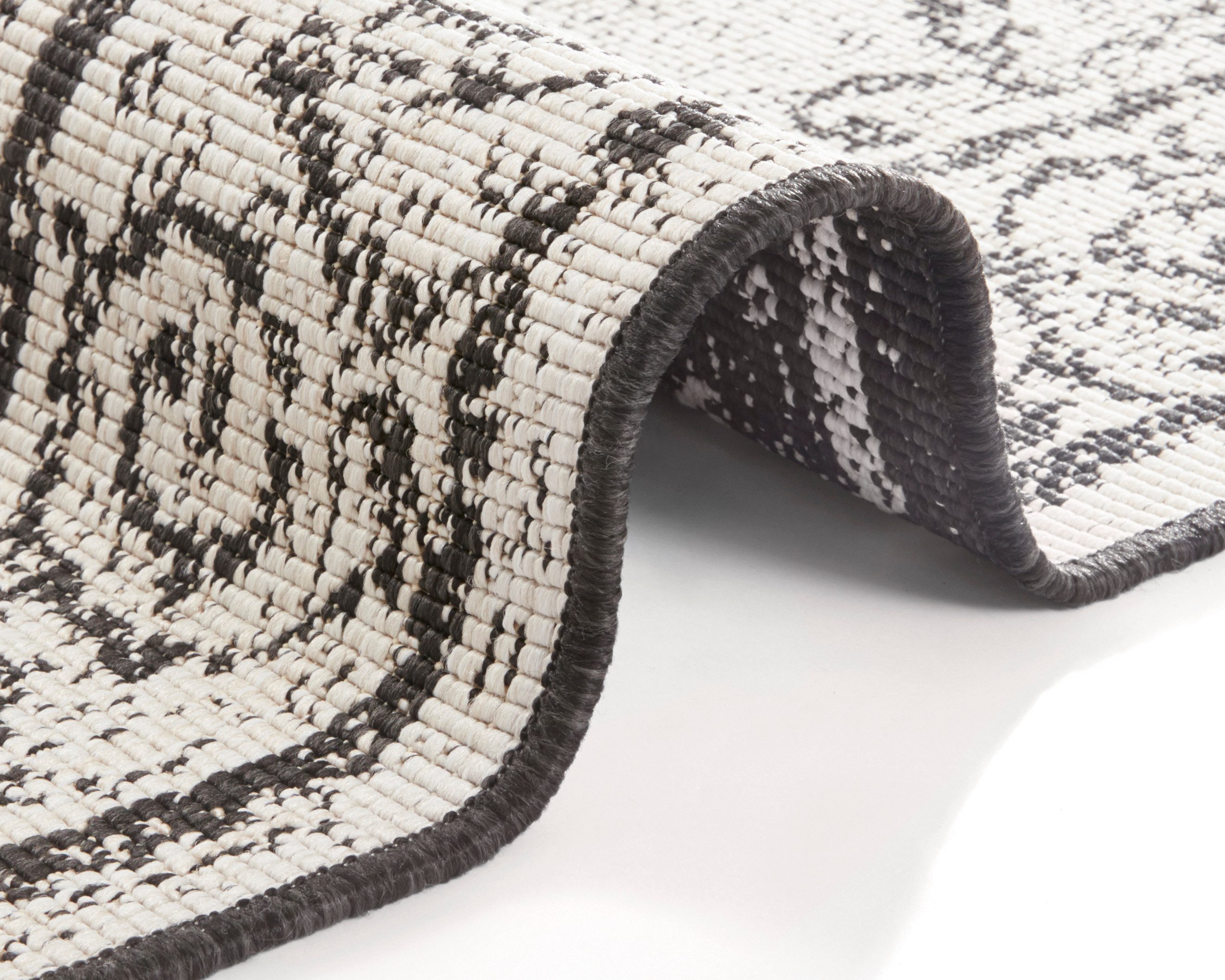 NORTHRUGS Vloerkleed CEBU tweezijdig te gebruiken kleed In- & outdoor, weerbestendig, balkon, woonkamer, waterbestendig, oriëntaals