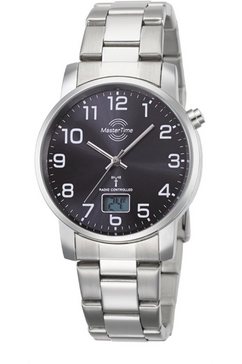 master time radiografisch horloge basic, mtga-10694-21m zilver
