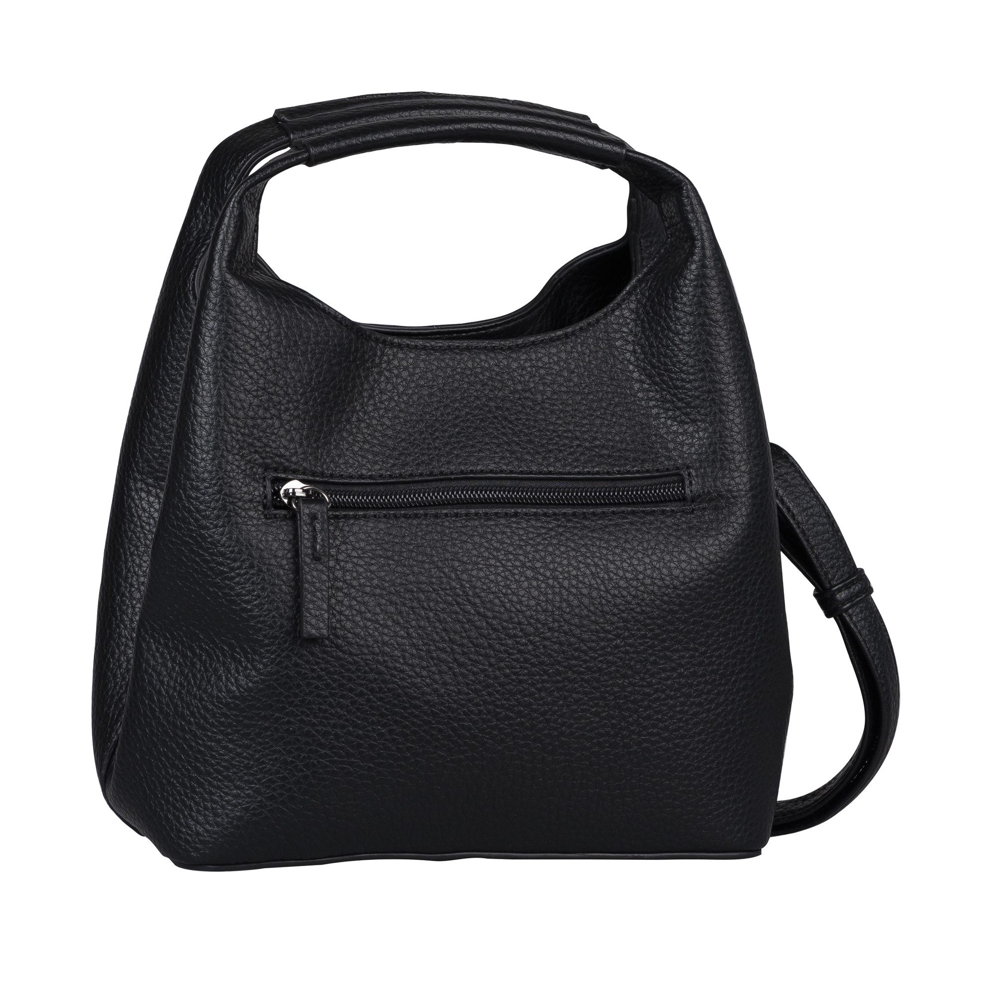 Tom Tailor Denim Hobo-tas Luara van nerf imitatieleer in actuele trendkleuren