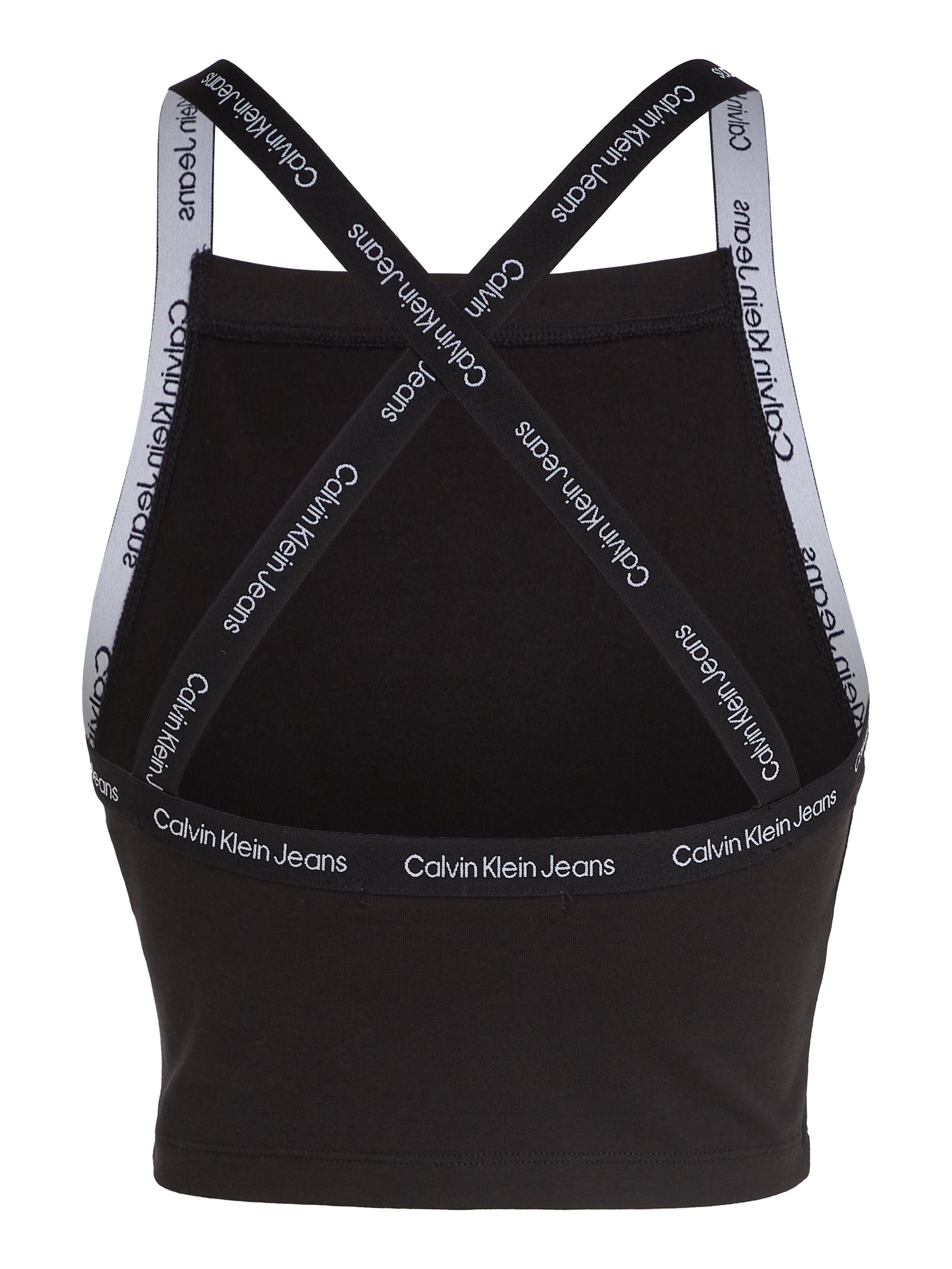 Calvin Klein Top met spaghettibandjes LOGO ELASTIC STRAPPY TOP