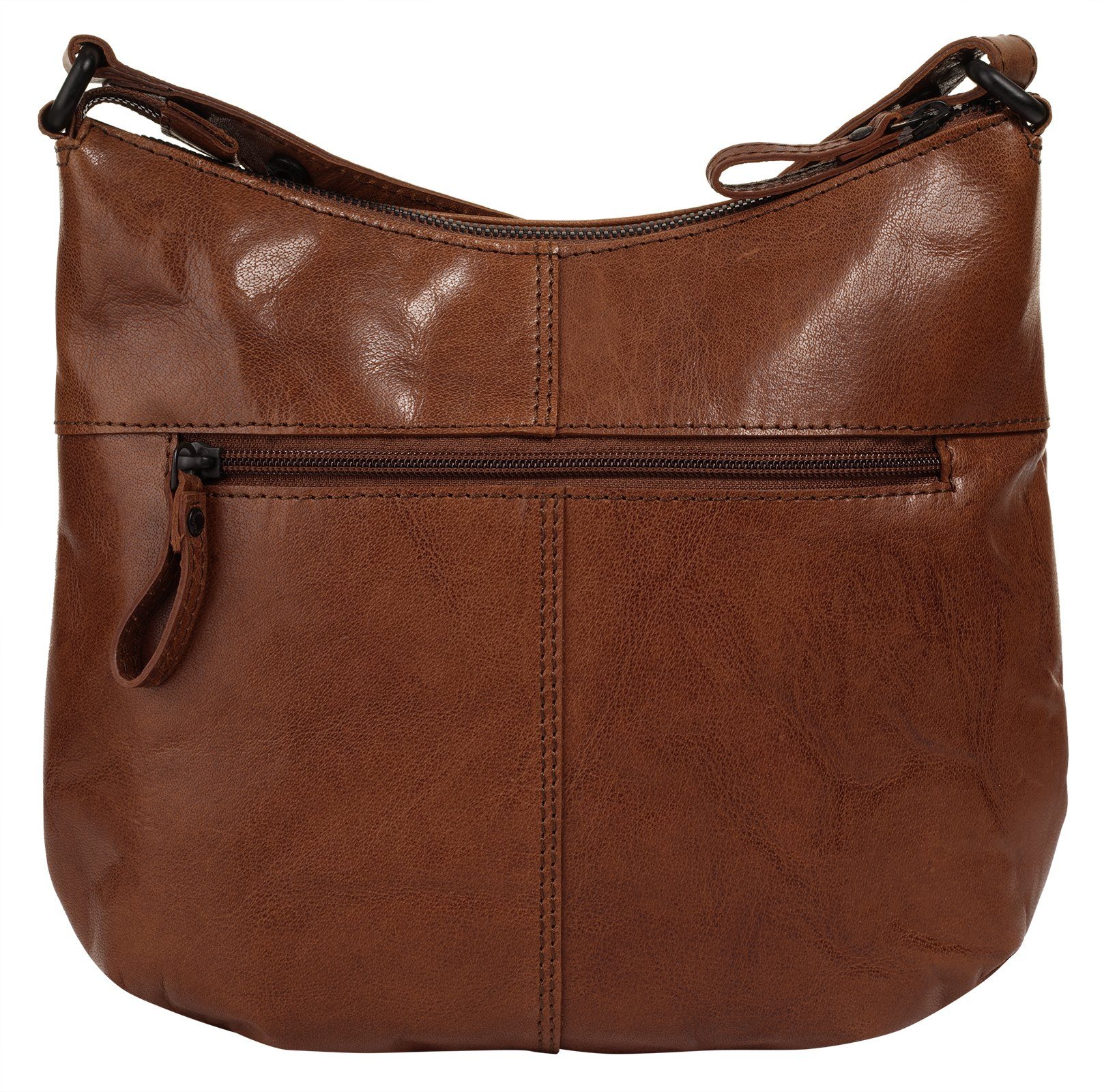Spikes & Sparrow Schoudertas echt leder