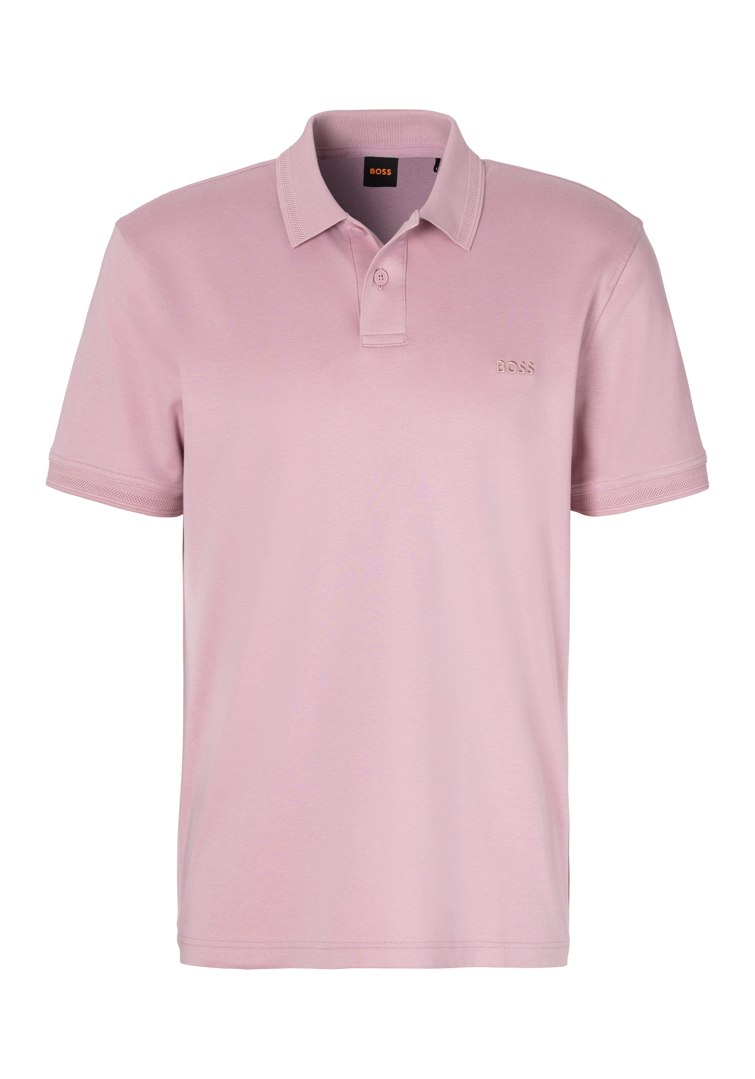 Boss Orange Poloshirt Pe_Interlock met een polokraag