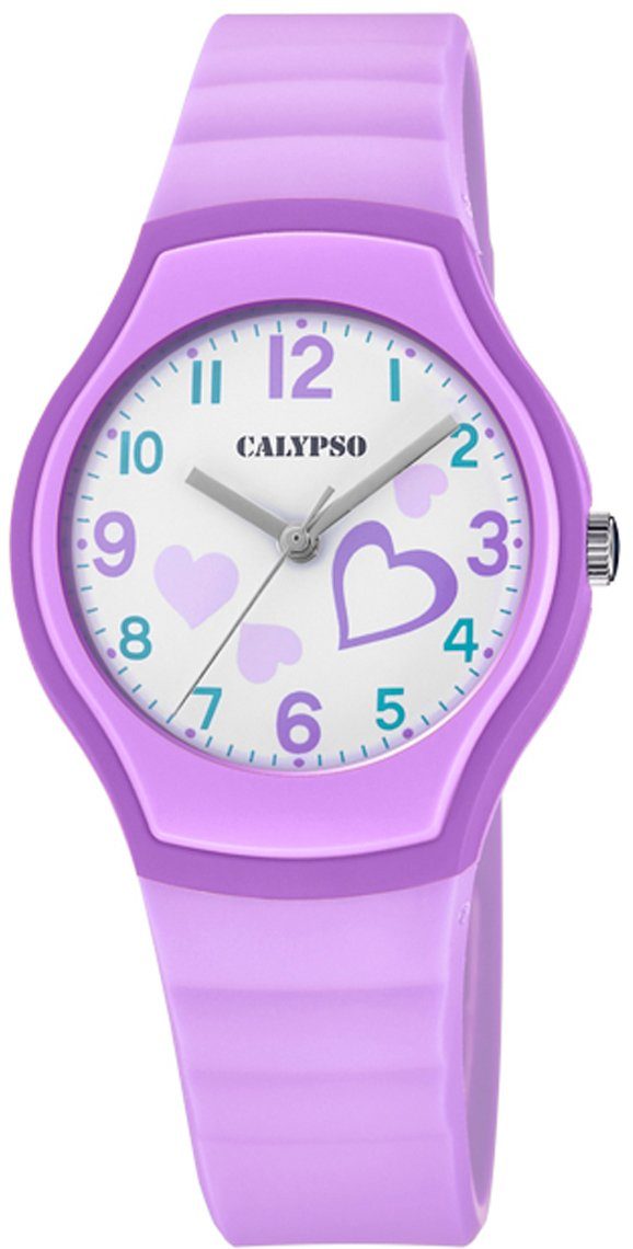 CALYPSO WATCHES Kwartshorloge Junior collection, K5806/3 Horloge, kinderhorloge, met hartmotief,...