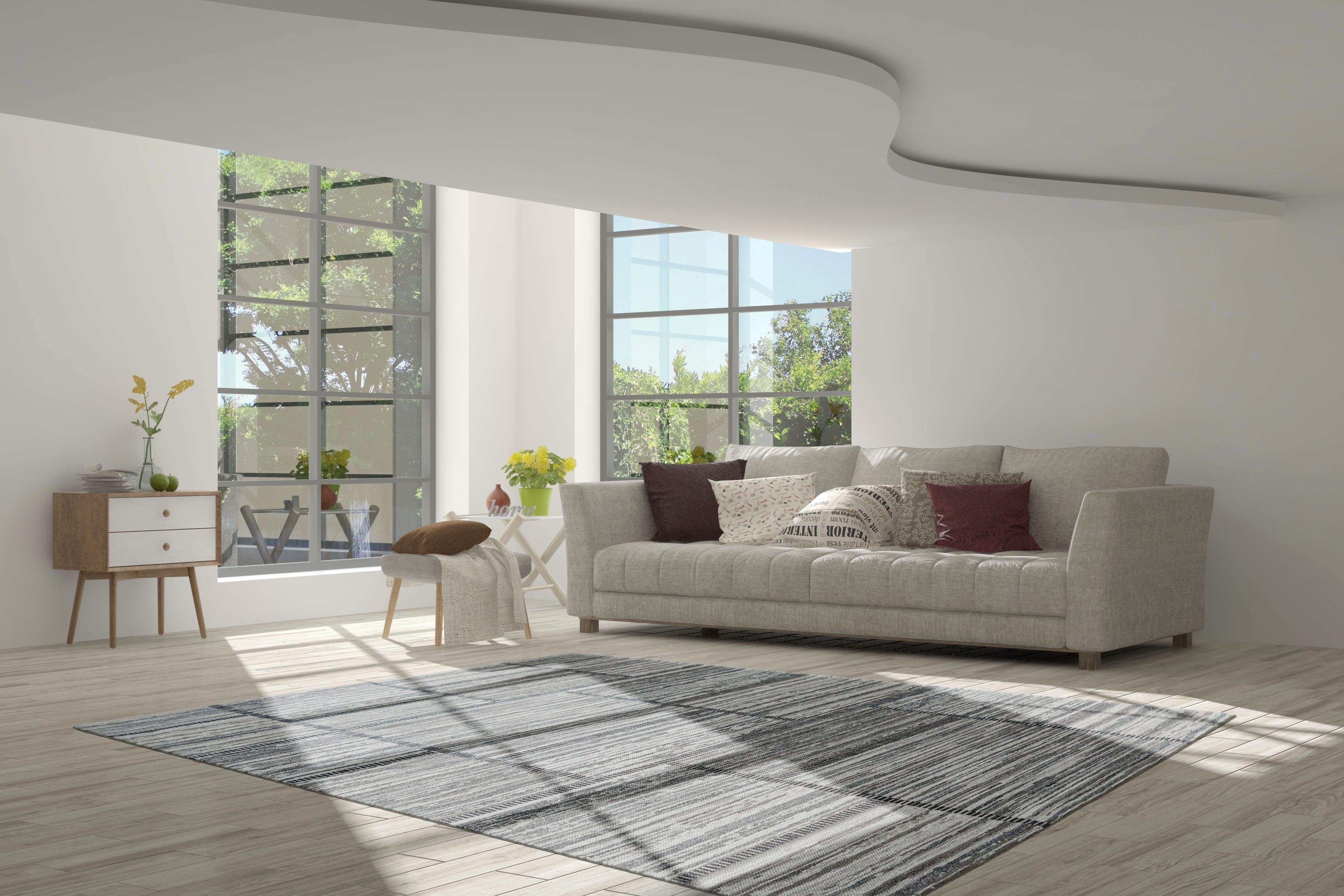 calo-deluxe Vloerkleed Roxy 120 Jacquard, vlakweefsel, woonkamer, eetkamer
