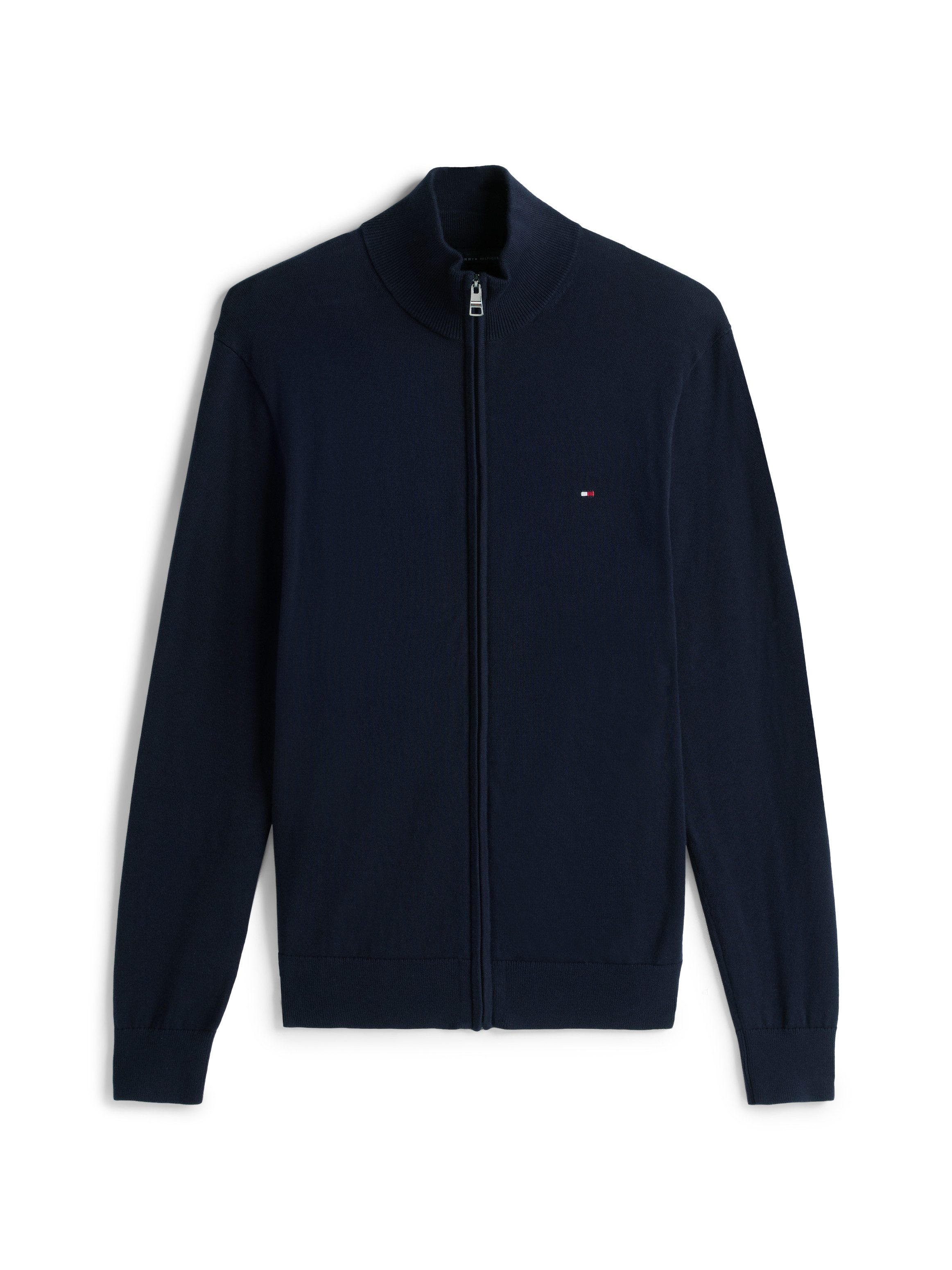 Tommy Hilfiger Vest ESSENTIAL COTTON ZIP THRU