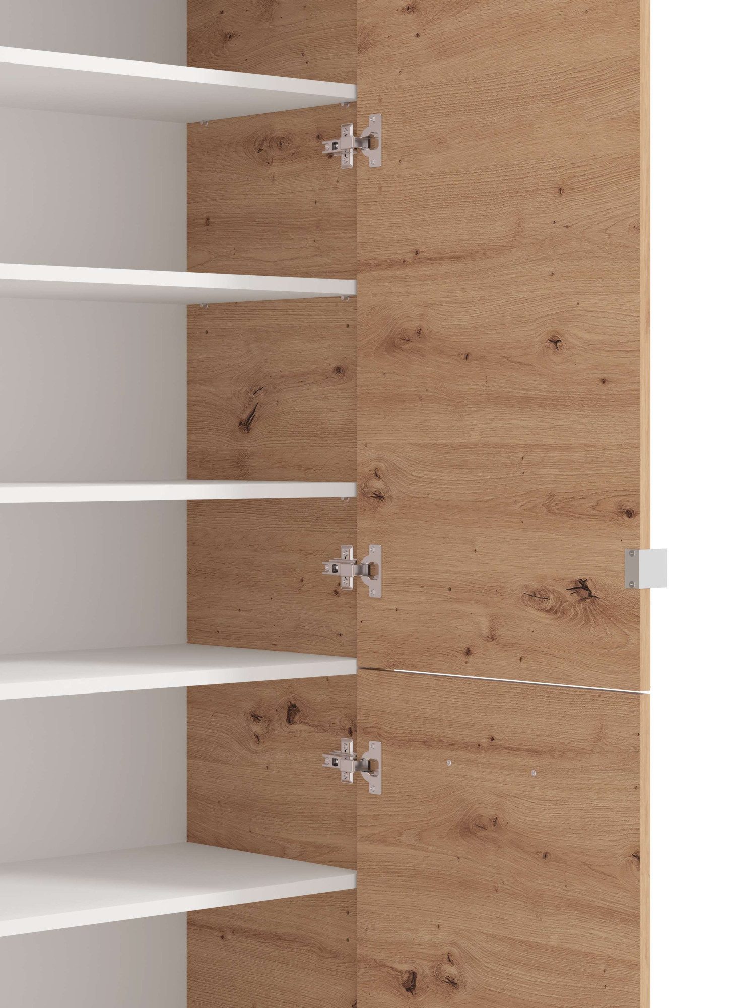 INOSIGN Schoenenkast Menorca schoenenkast, opslagkast, schoenenrek, breedte 90 cm met vier deuren, in moderne en elegante kleuren, met twee spiegels