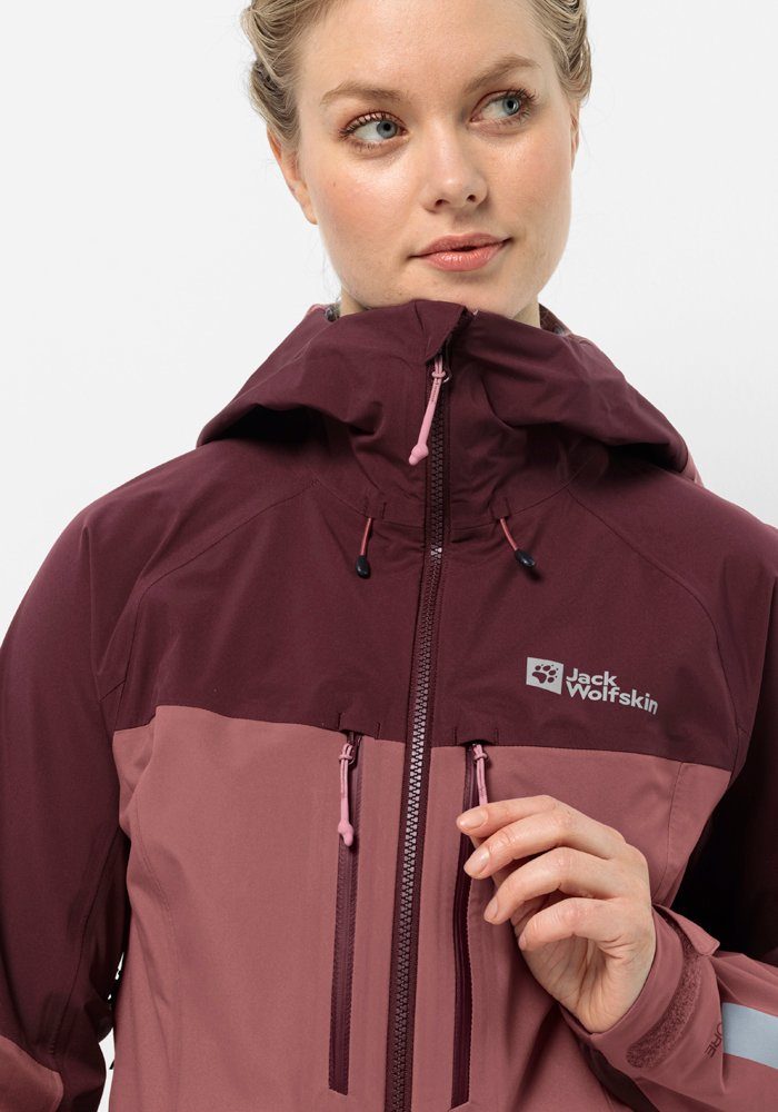 Jack Wolfskin Fietsjack MOROBBIA 3L JKT W