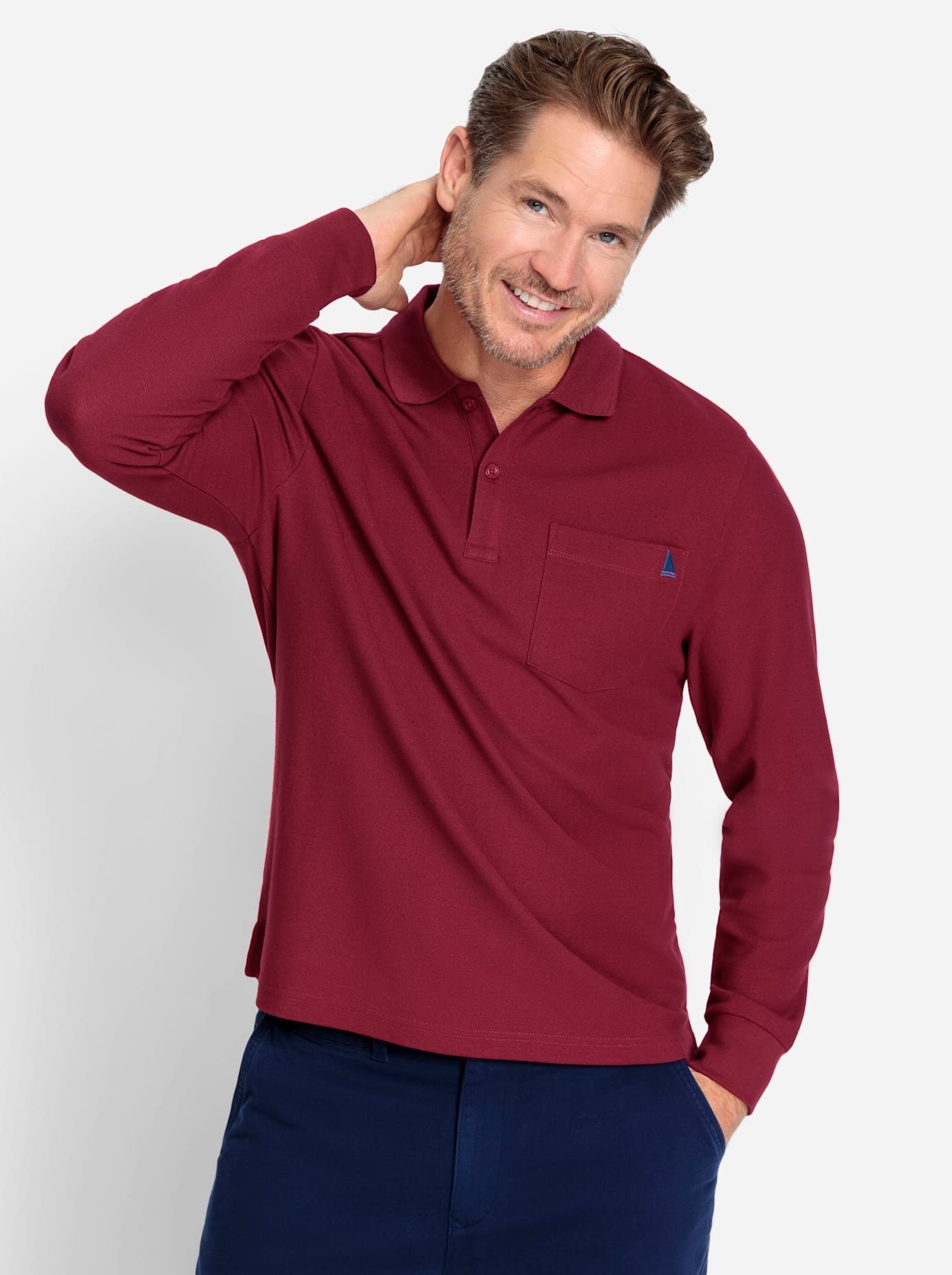 OTTO Poloshirt Shirt met lange mouwen (1-delig)