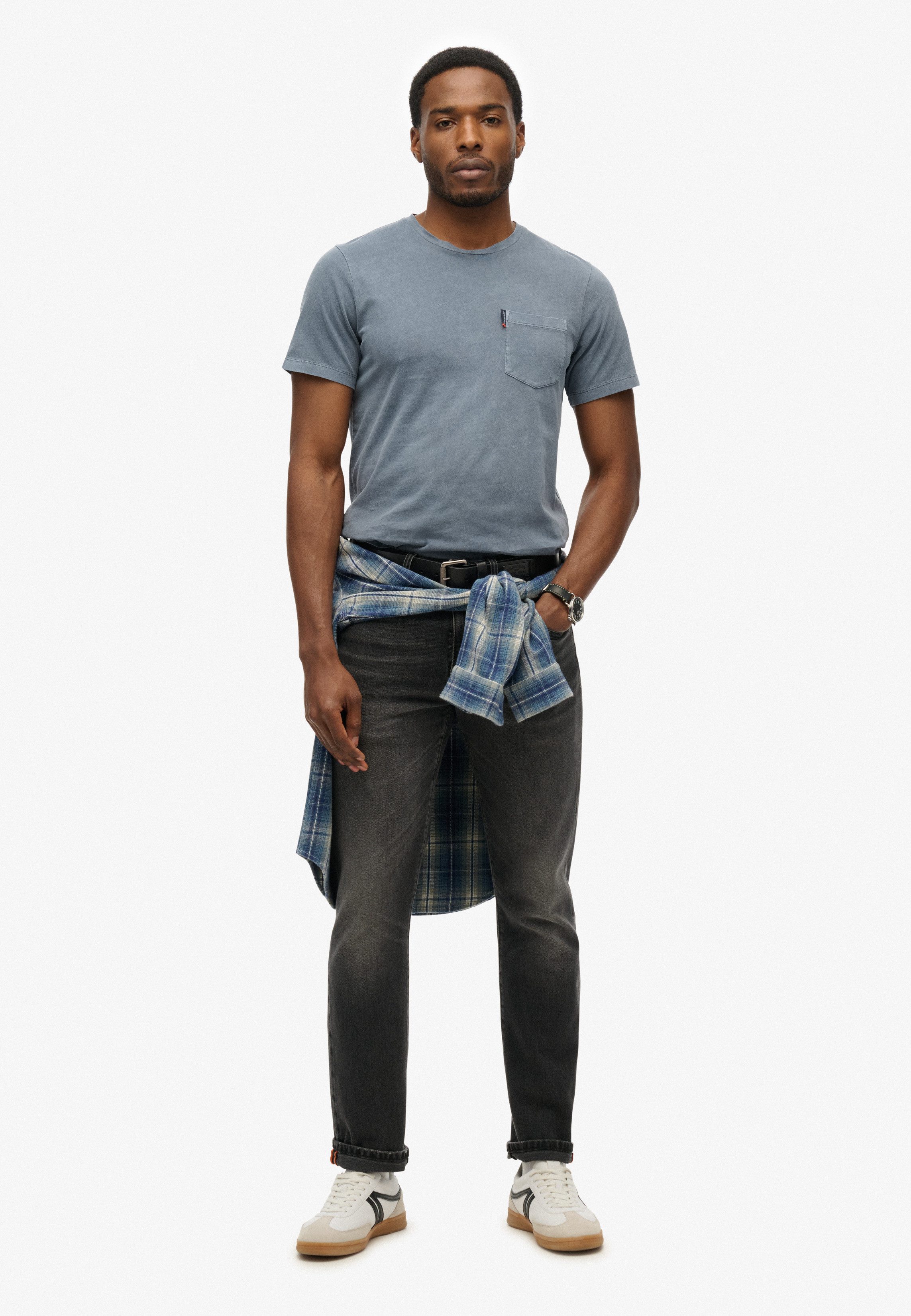 Superdry Shirt met ronde hals CLASSIC ESSENTIAL POCKET TEE