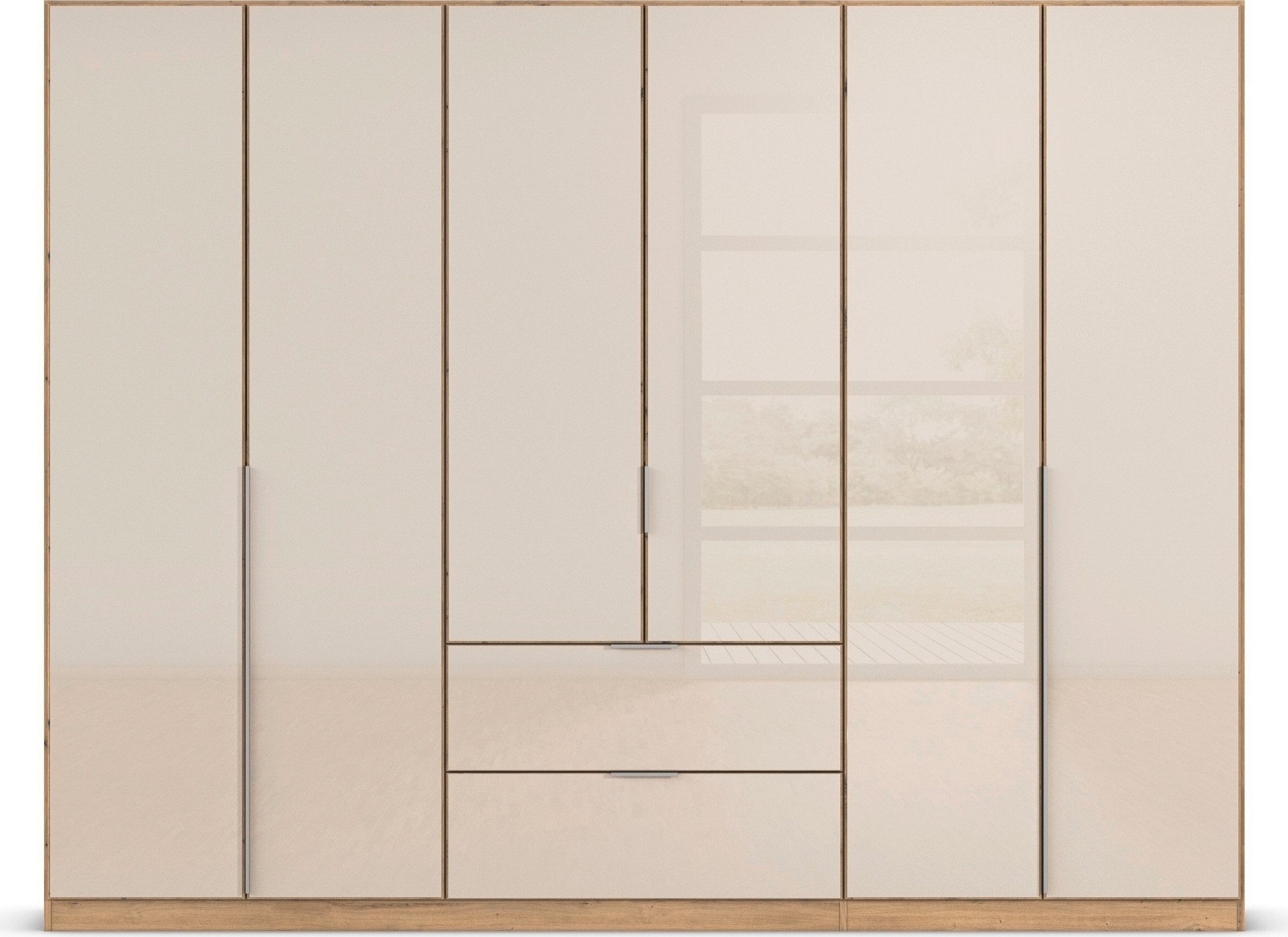 rauch Draaideurkast Kledingkasten kast garderobe AGORDO met glazen front