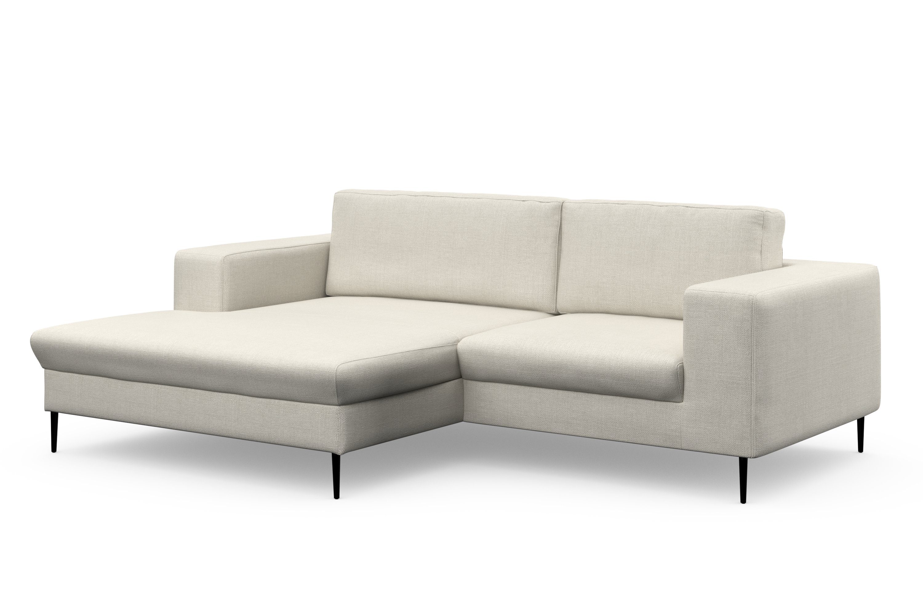 DOMO collection Hoekbank Modica compact en elegant, breedte 244, L-vorm