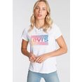 levi's shirt met ronde hals the perfect tee-pride edition wit
