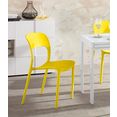paroli stoel (set, 4 stuks) geel