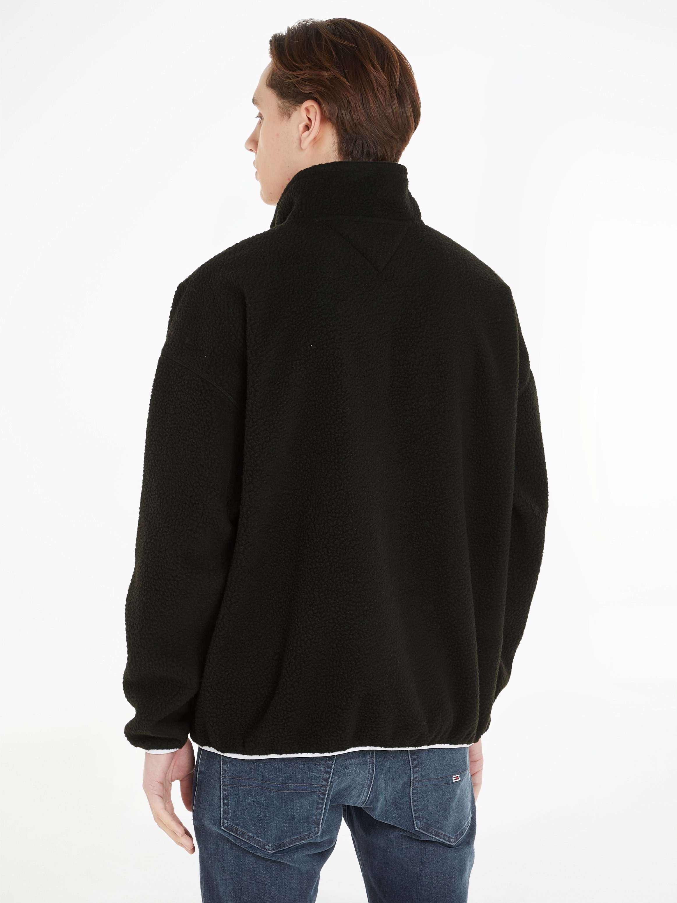 TOMMY JEANS Fleecetrui TJM OVZ TONAL 1/2 ZIP SHERPA