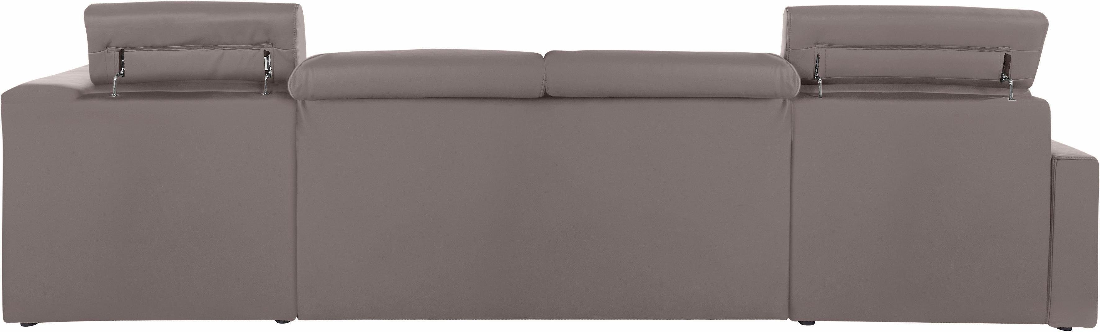 DOMO collection Zithoek Ava moderne zitstiksels met mooie dubbele naad, comfortabel, U-vorm
