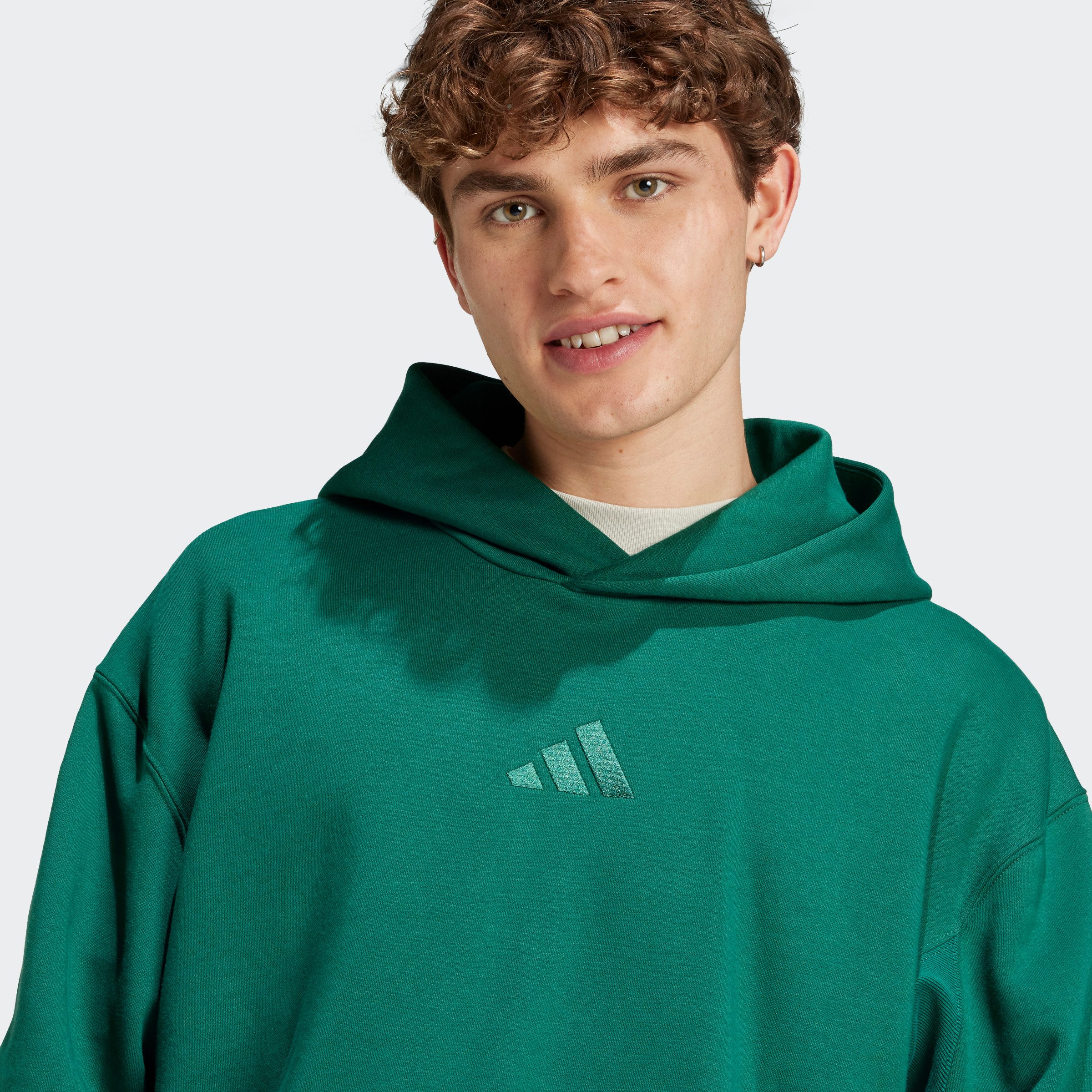 adidas Sportswear Hoodie M A SZN FL HD zacht fleecemateriaal