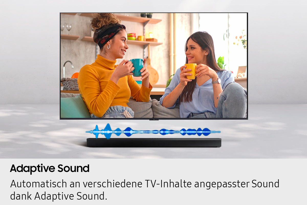 Samsung Soundbar HW-B760GF soundbar 5.1-kanaals geluidsysteem, dolby 5.1 kanaal, dts virtual:x, adaptief geluid
