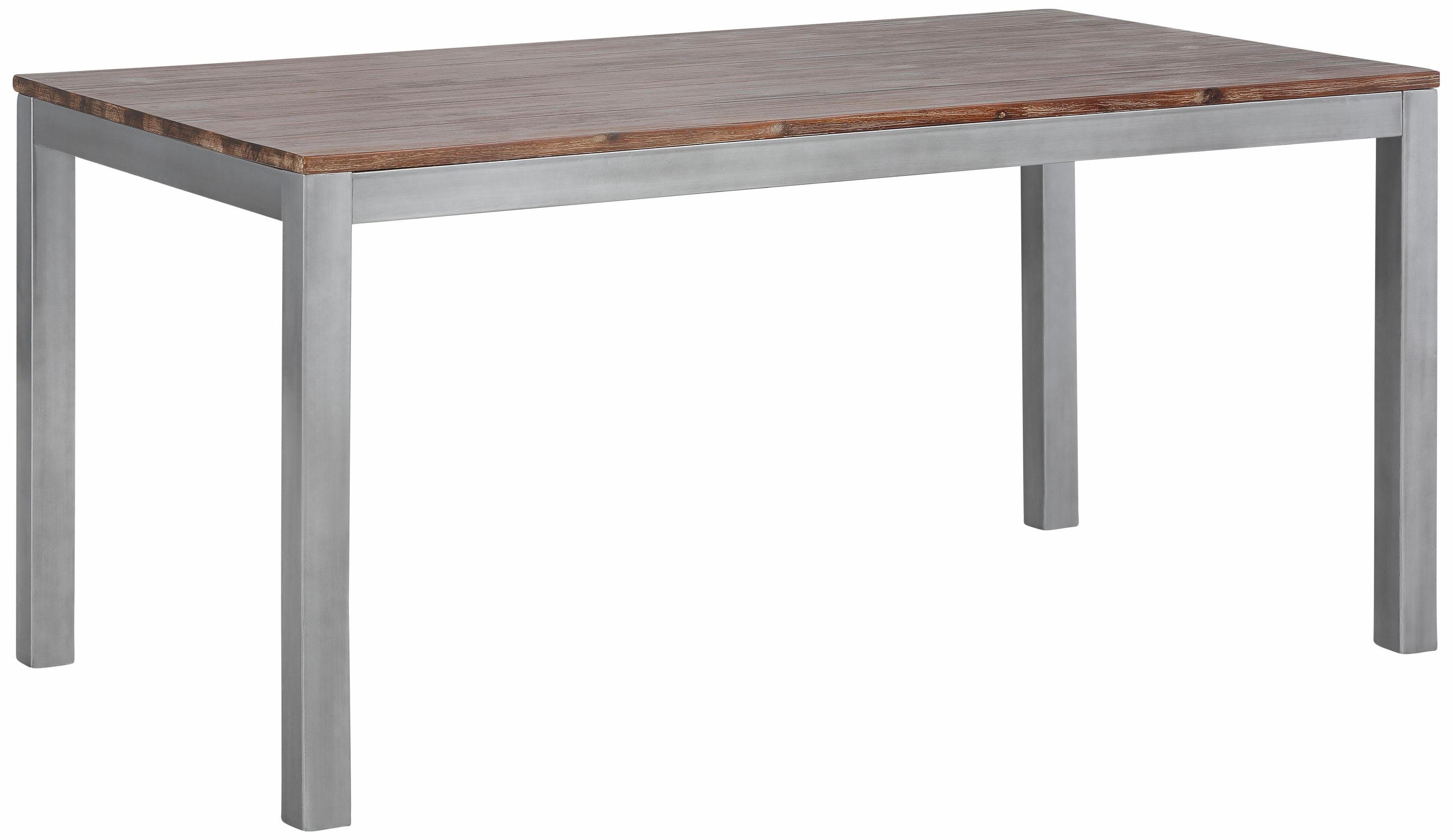 Home affaire Eettafel Kenya van massief acaciahout, in 160 of 200 cm breedte