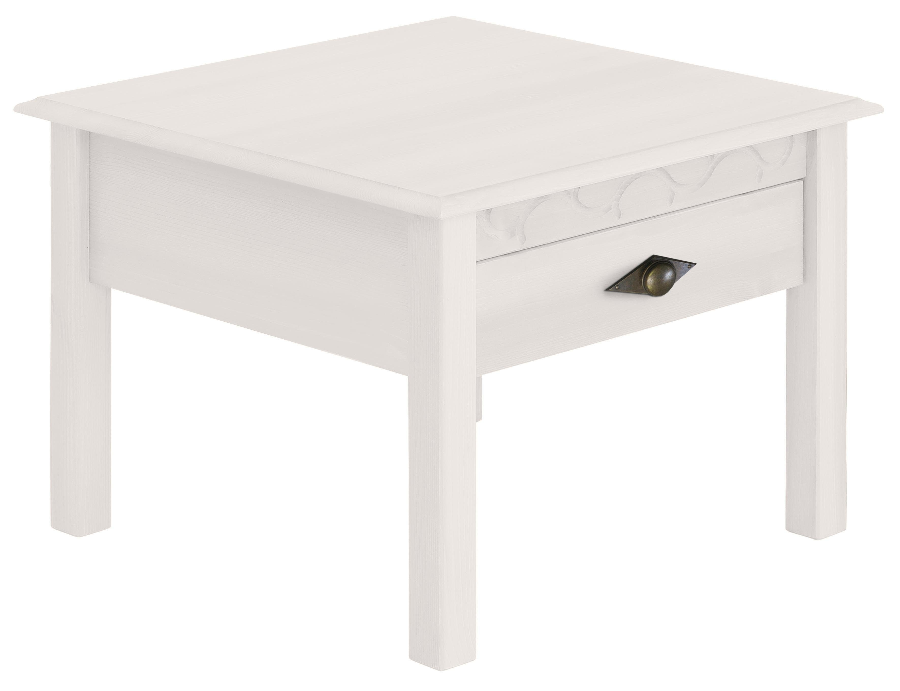 Home affaire Salontafel Laura, TOPSELLER! 60/60 cm, met een lade, extra opbergruimte