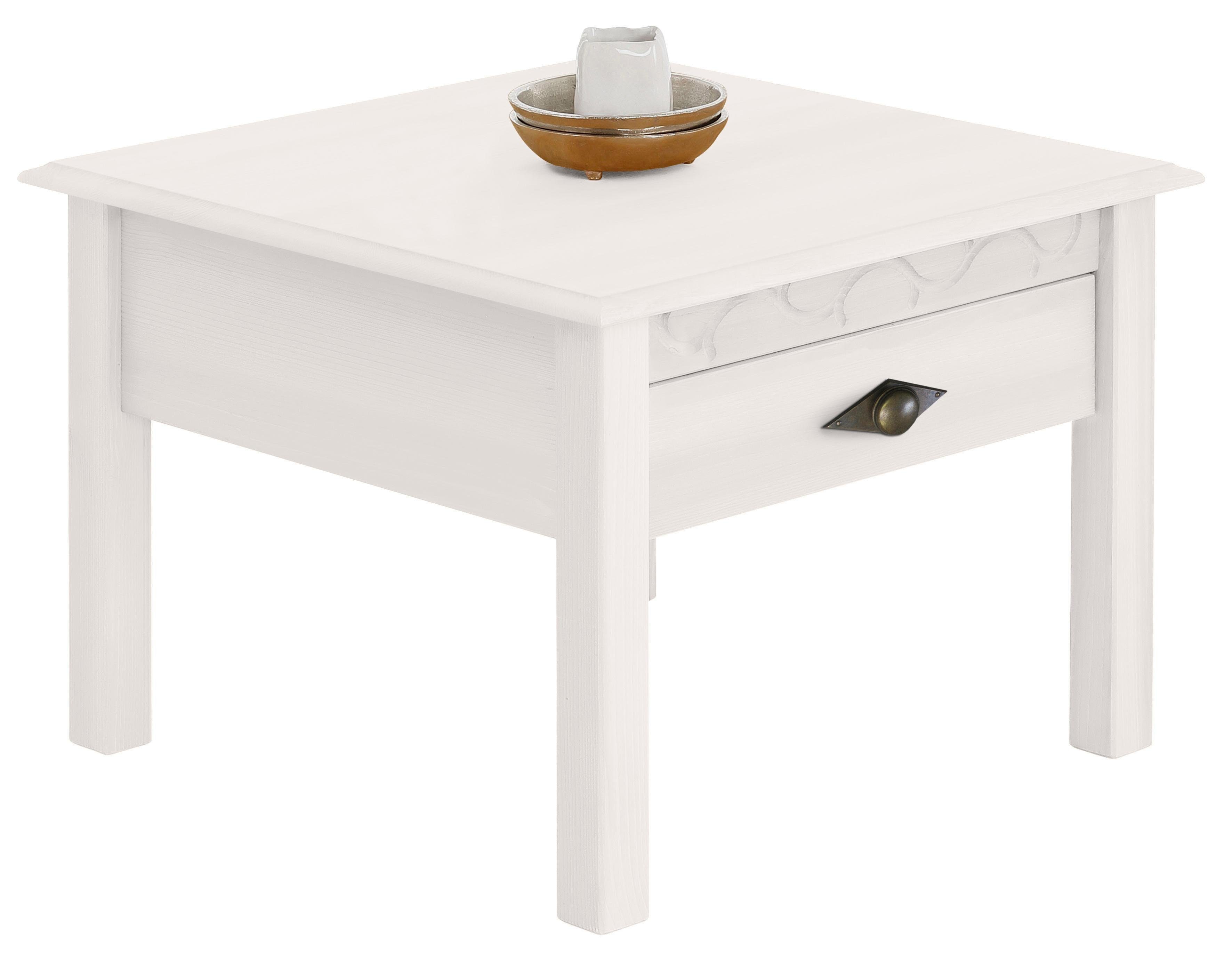 Home affaire Salontafel Laura, TOPSELLER! 60/60 cm, met een lade, extra opbergruimte