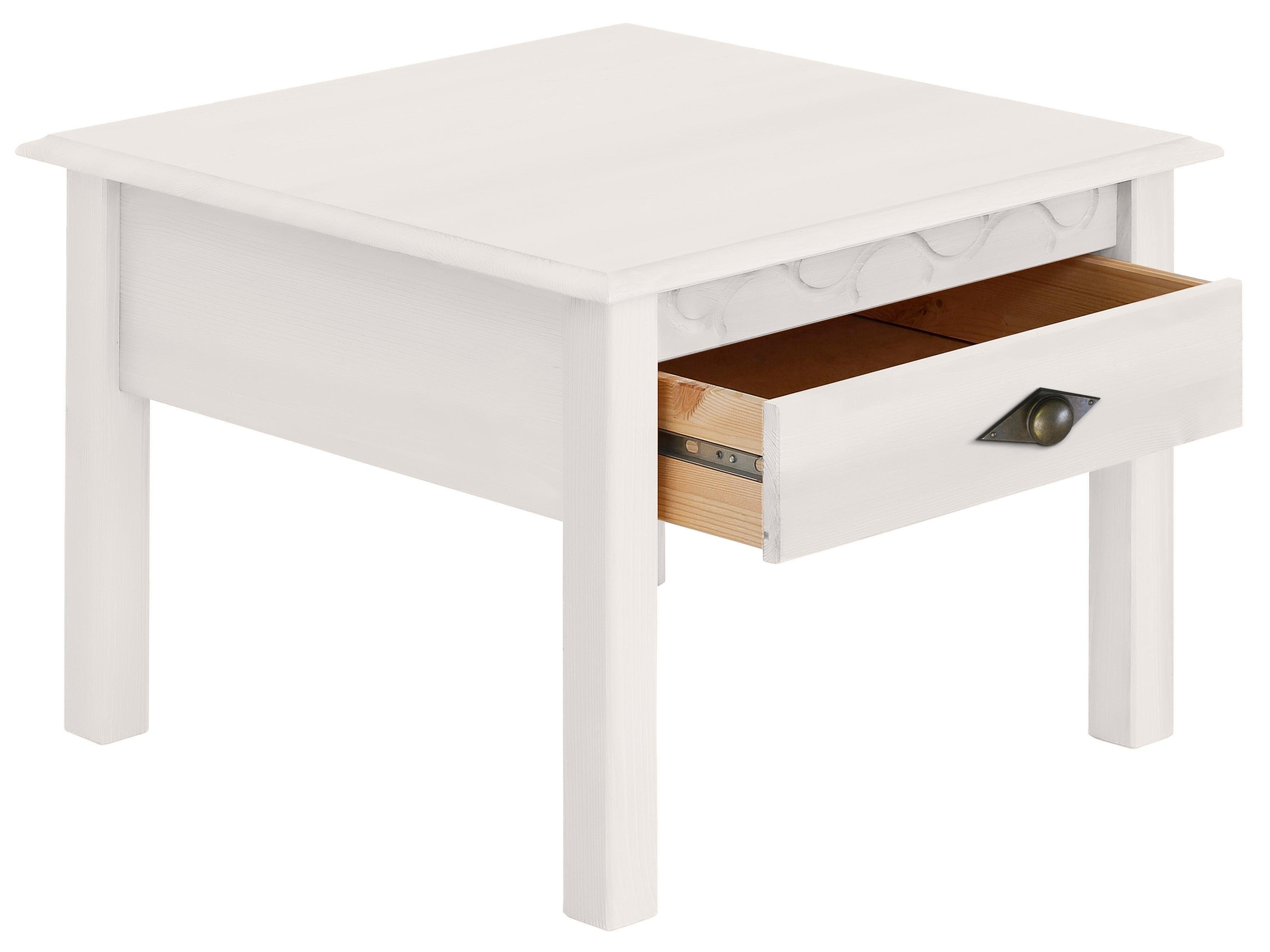 Home affaire Salontafel Laura, TOPSELLER! 60/60 cm, met een lade, extra opbergruimte