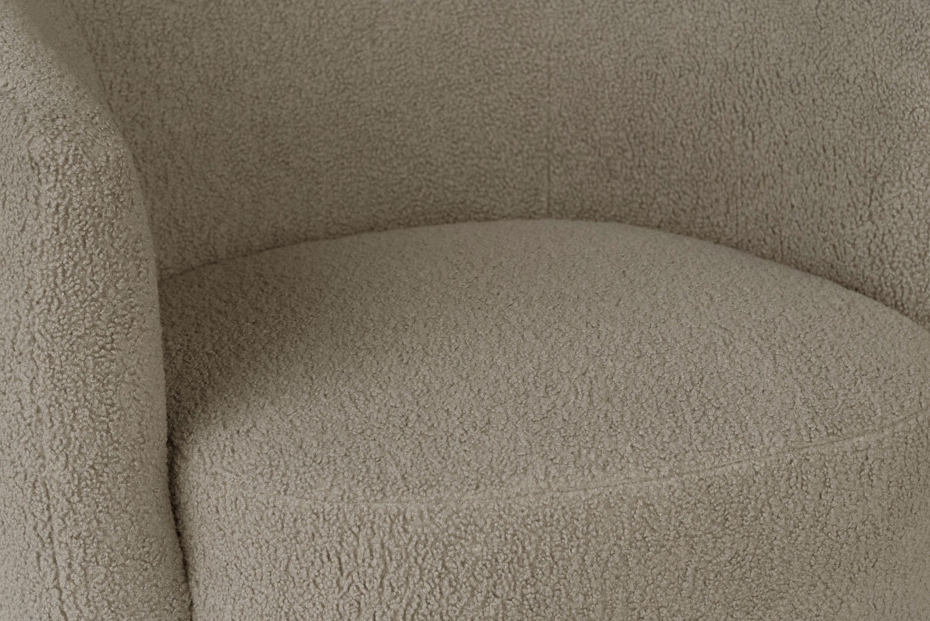 Kayoom Draaibare fauteuil Stoel Aveiro 125, BESTSELLER!, teddystoel, bohem, scandy knuffelzacht teddy-stof, comfortabel gepolsterd, minimalistisch (1 stuk)