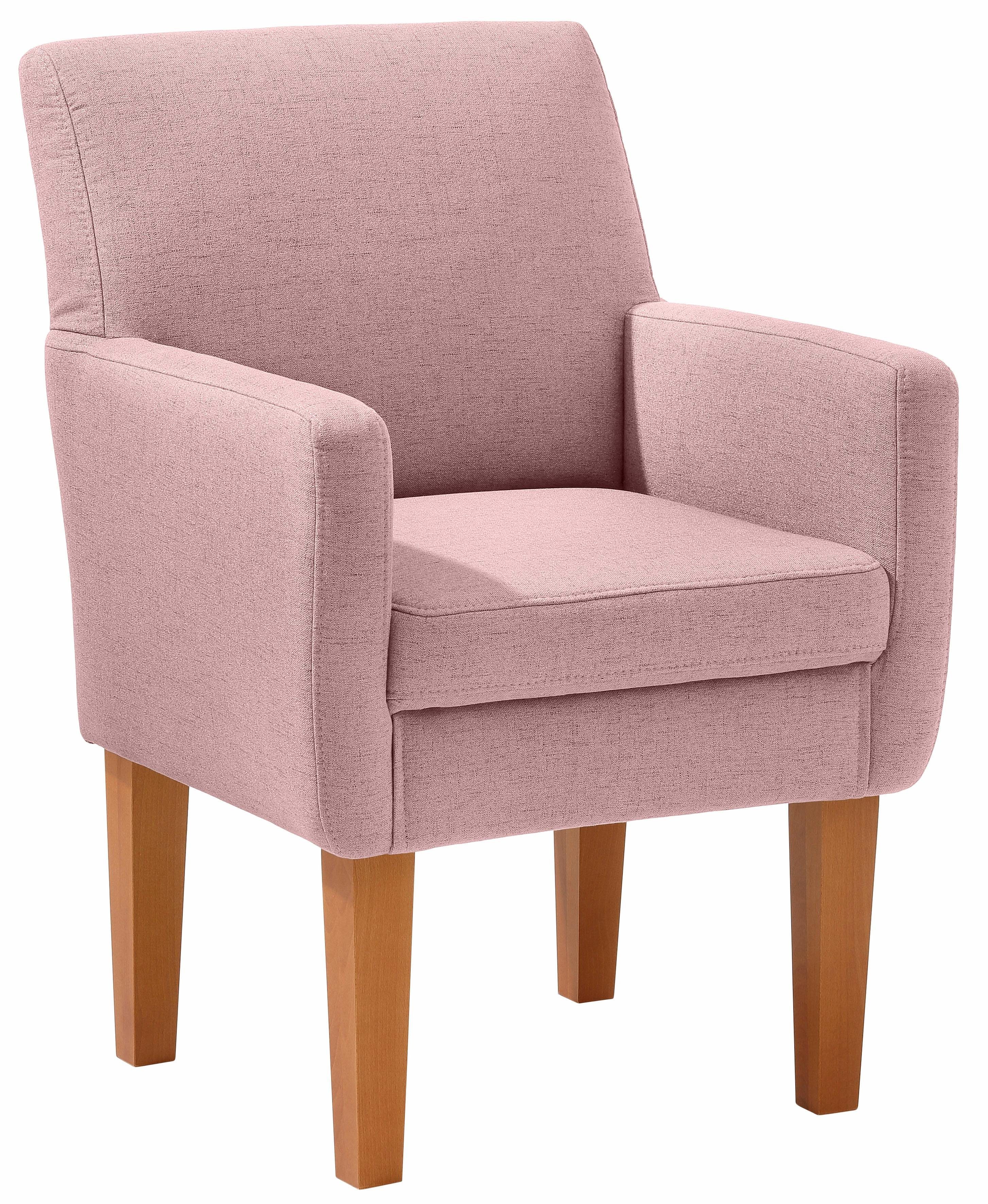Home affaire Fauteuil Fehmarn comfortabele zithoogte van 54 cm, in 3 verschillende stofkwaliteiten