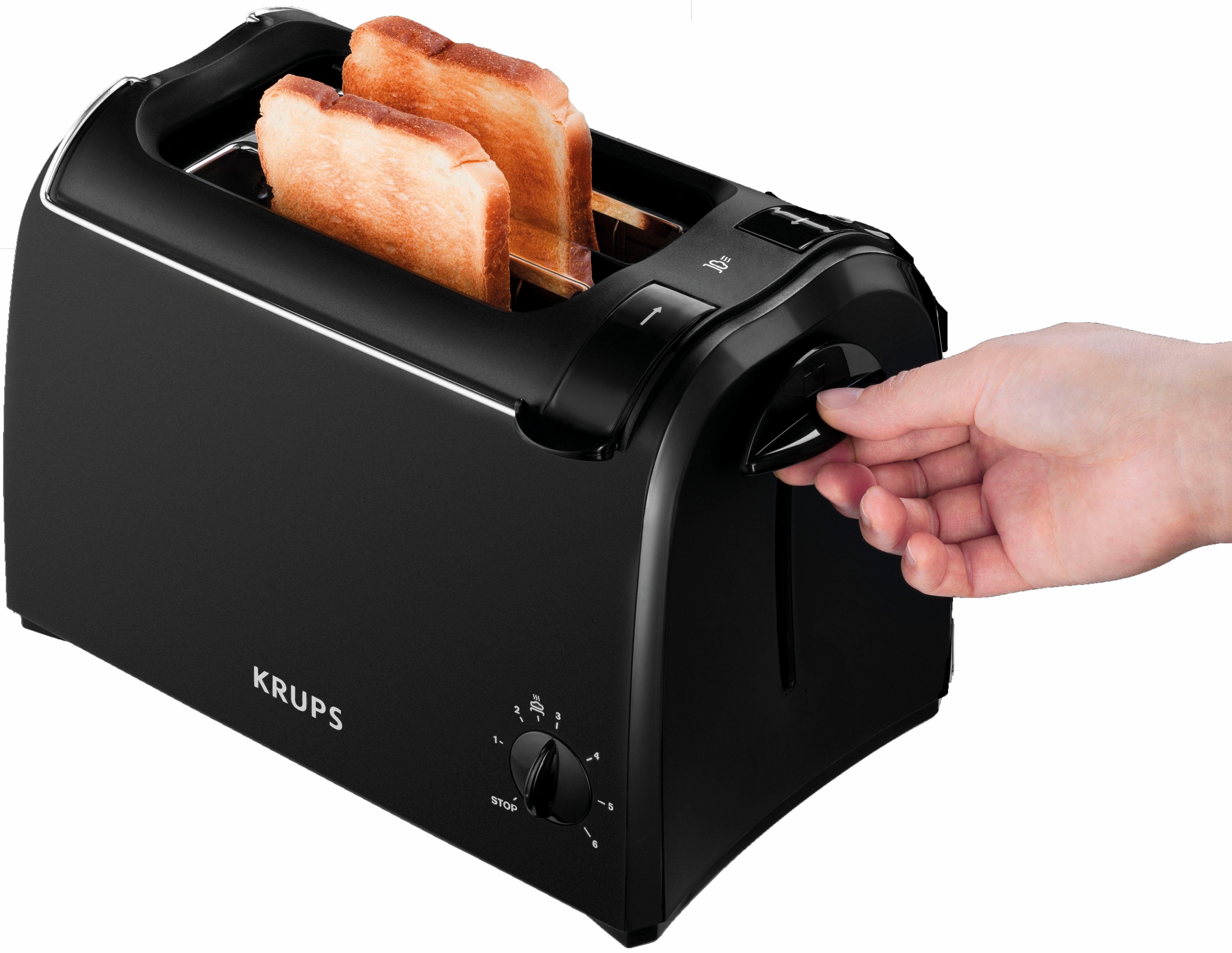 Krups Toaster Pro Aroma KH1518 Kruimellade, 6 bruiningsgraden, liftfunctie