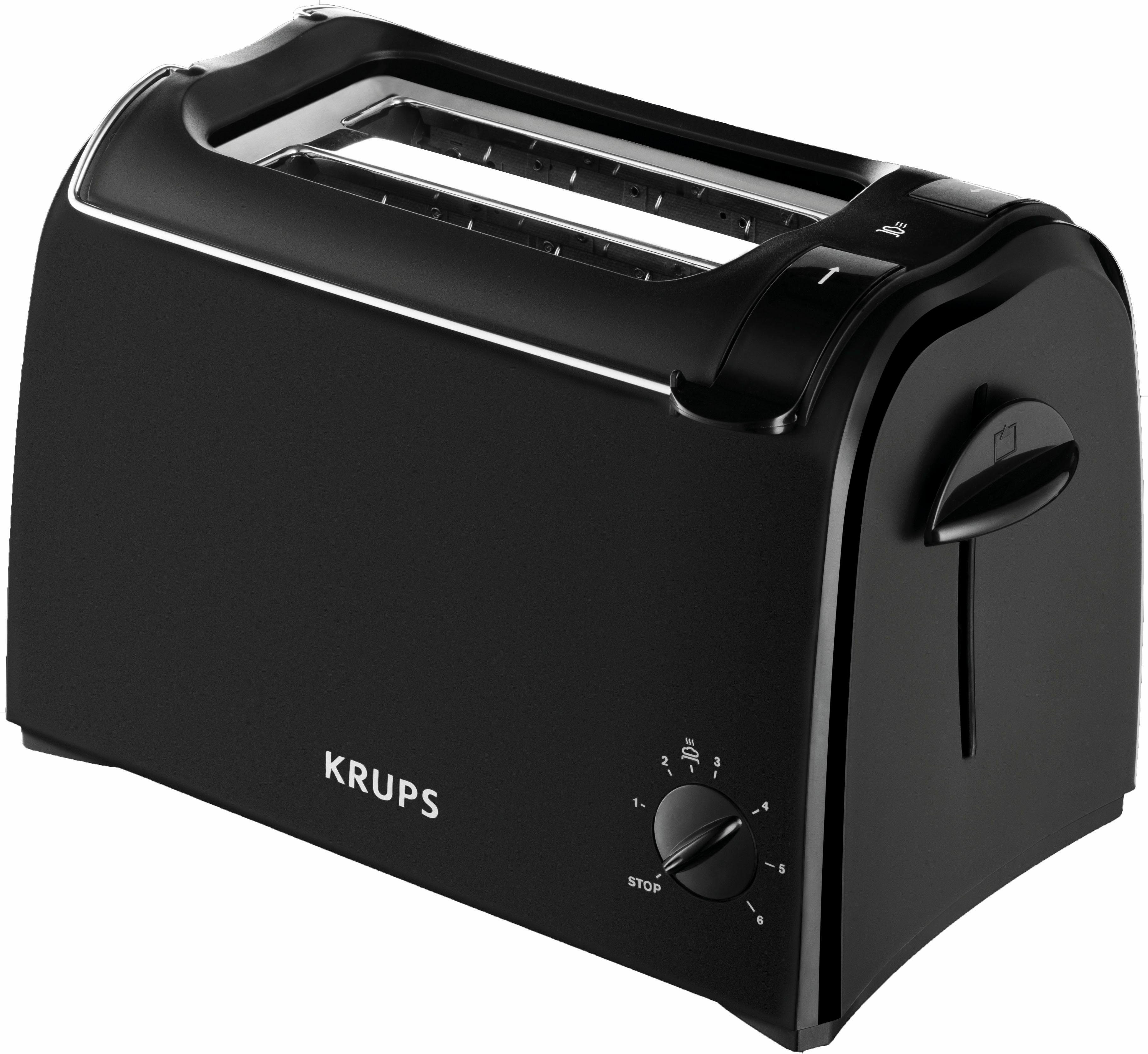 Krups Toaster Pro Aroma KH1518 Kruimellade, 6 bruiningsgraden, liftfunctie