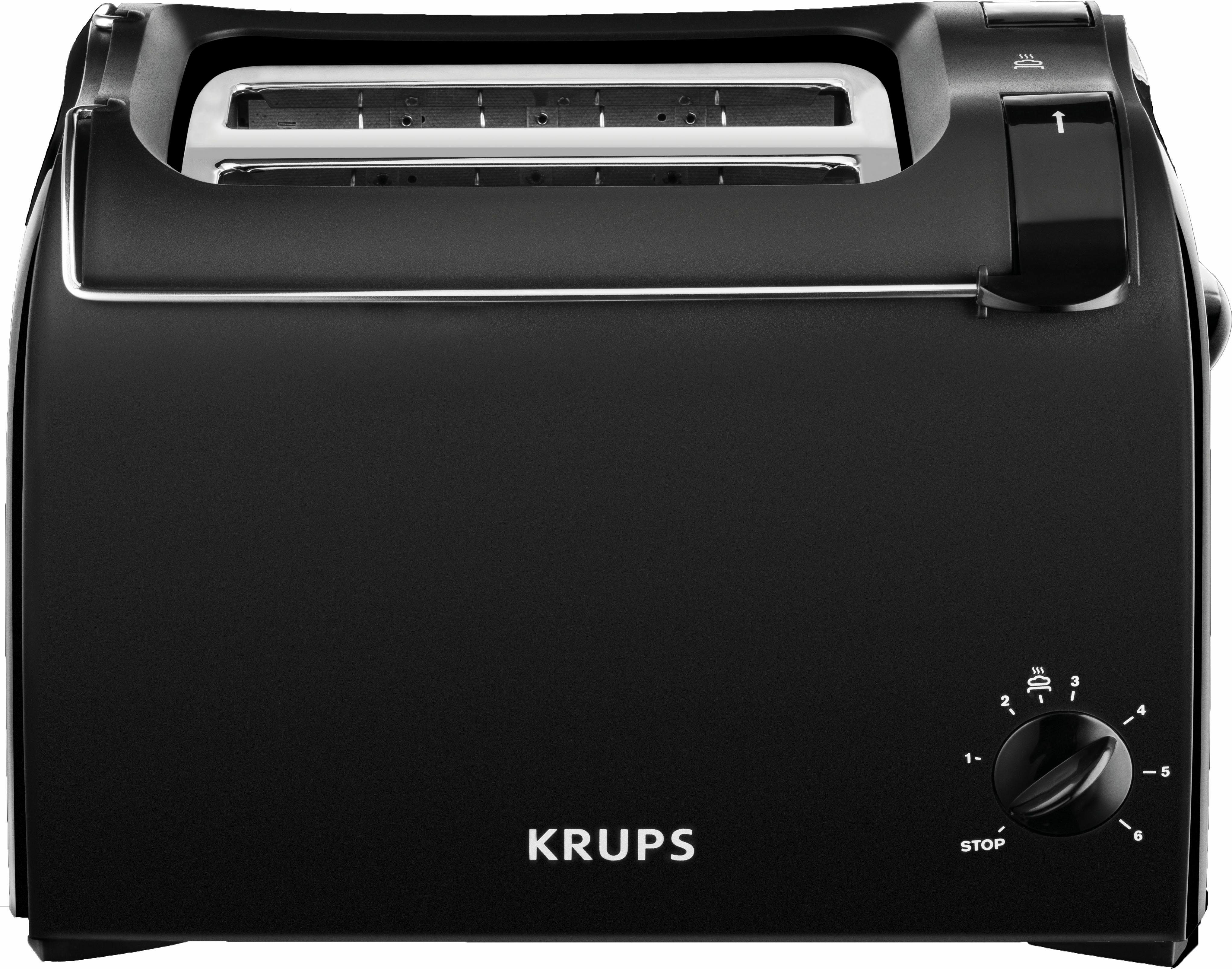 Krups Toaster Pro Aroma KH1518 Kruimellade, 6 bruiningsgraden, liftfunctie