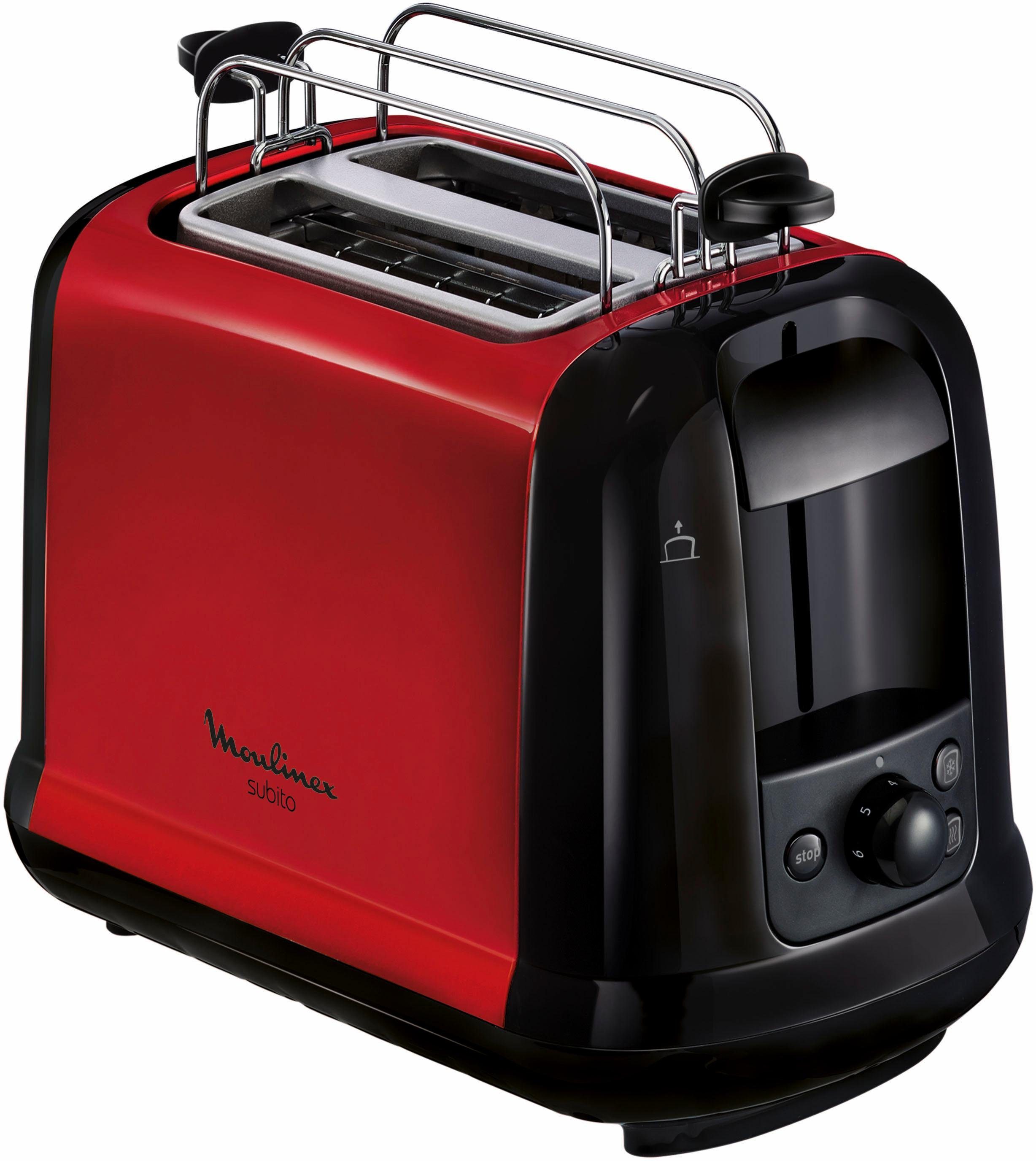 Moulinex Toaster LT261D Subito Liftfunctie, 7 bruiningsgraden, kruimellade