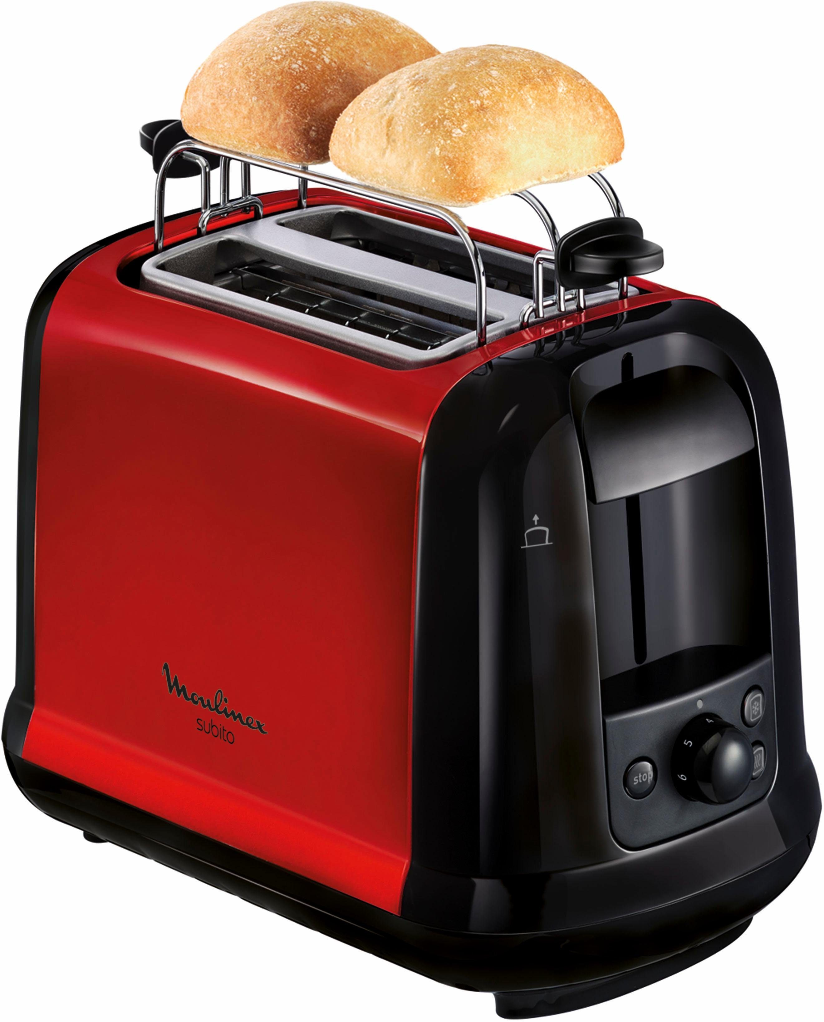 Moulinex Toaster LT261D Subito Liftfunctie, 7 bruiningsgraden, kruimellade