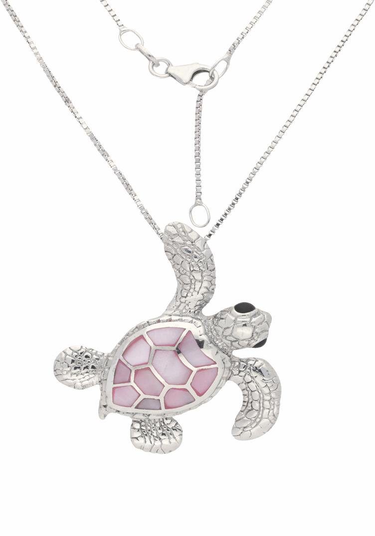 Firetti Ketting met hanger Sieraad cadeau zilver 925 halssieraad halsketting schildpad