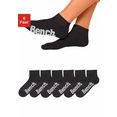 bench. korte sokken met comfortabele ribboorden (6 paar) zwart