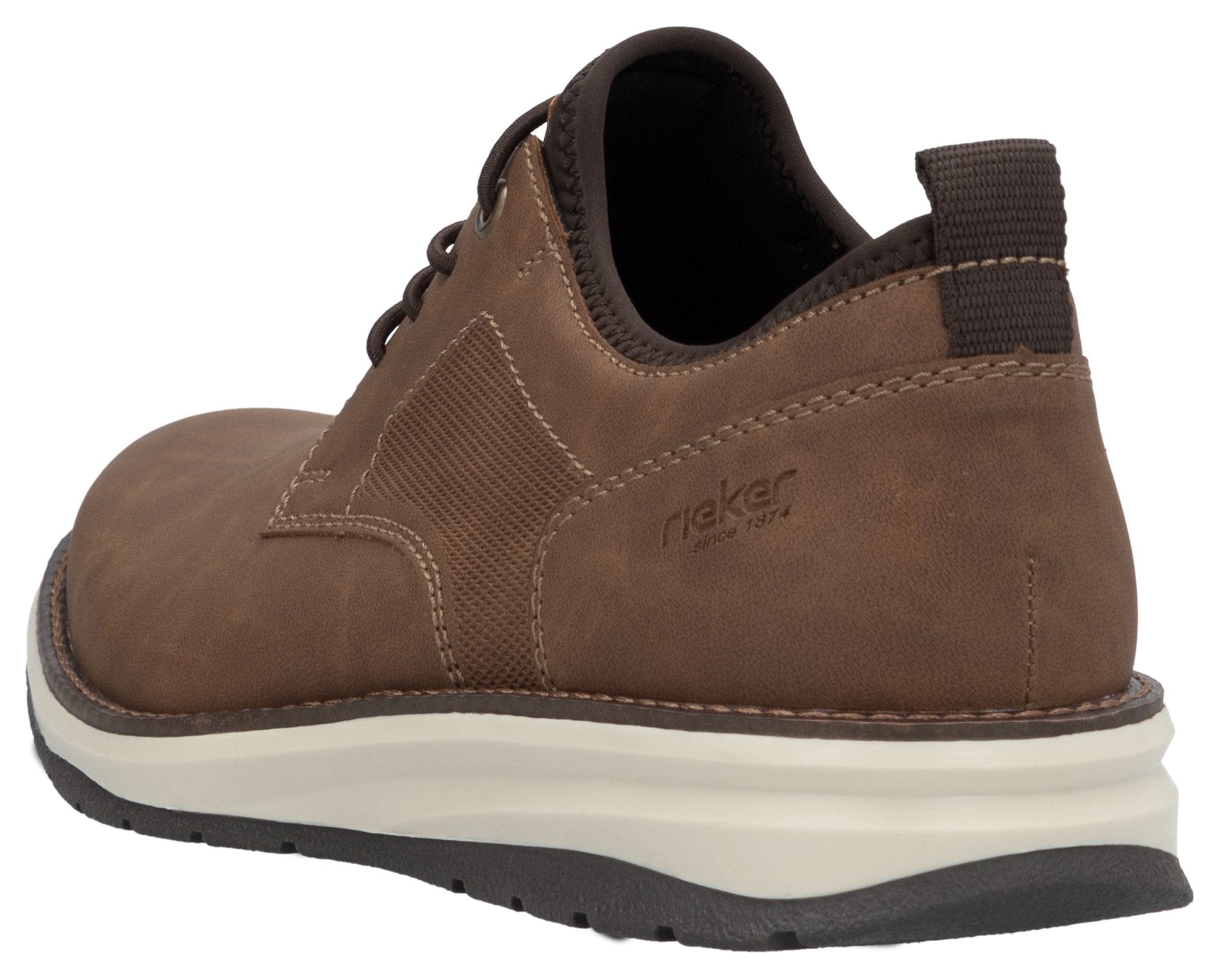 Rieker Slip-on sneakers instapschoen, vrijetijdssneaker, lage schoen met elastische instap