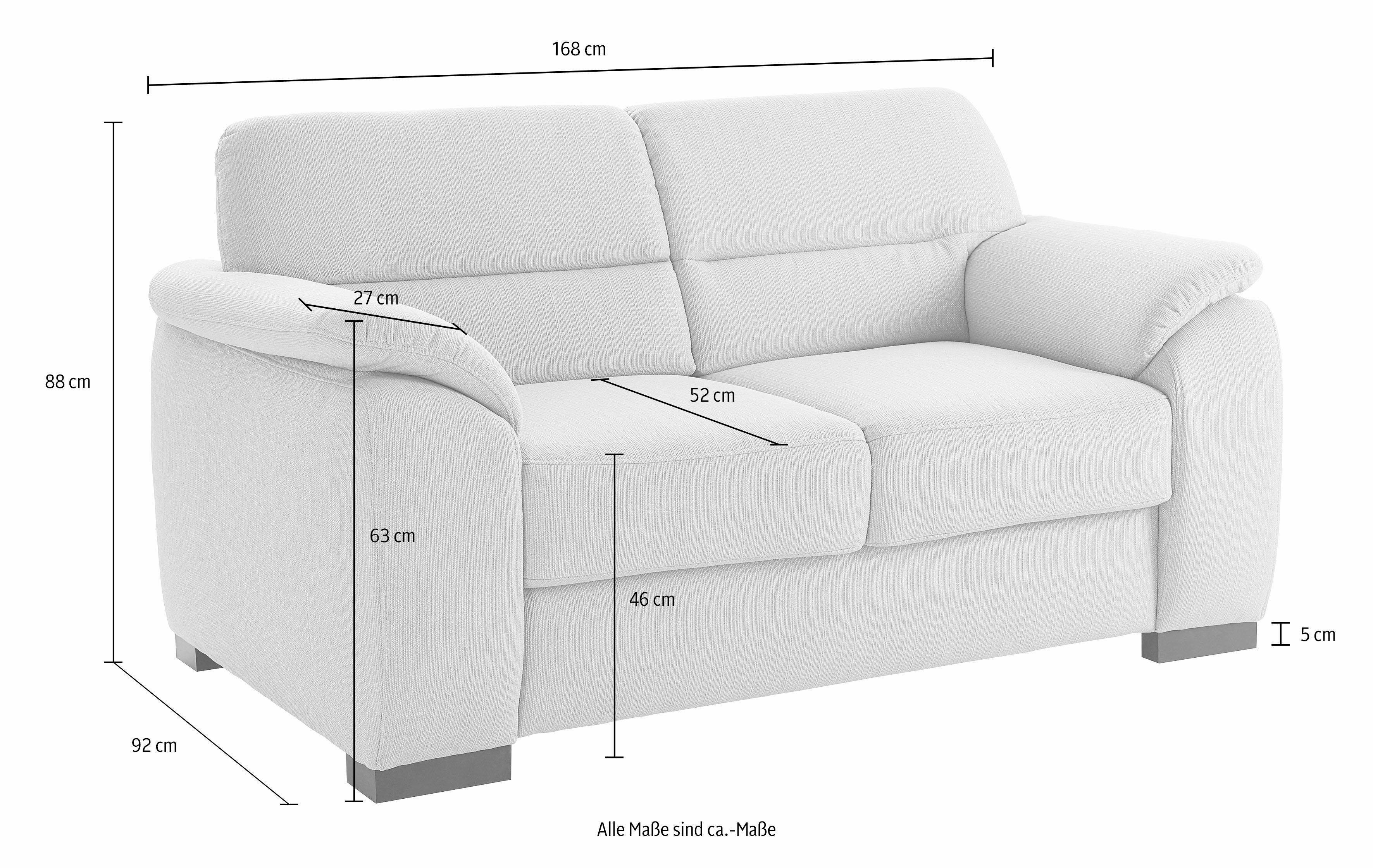 sit&more 2-zitsbank Montego met binnenvering