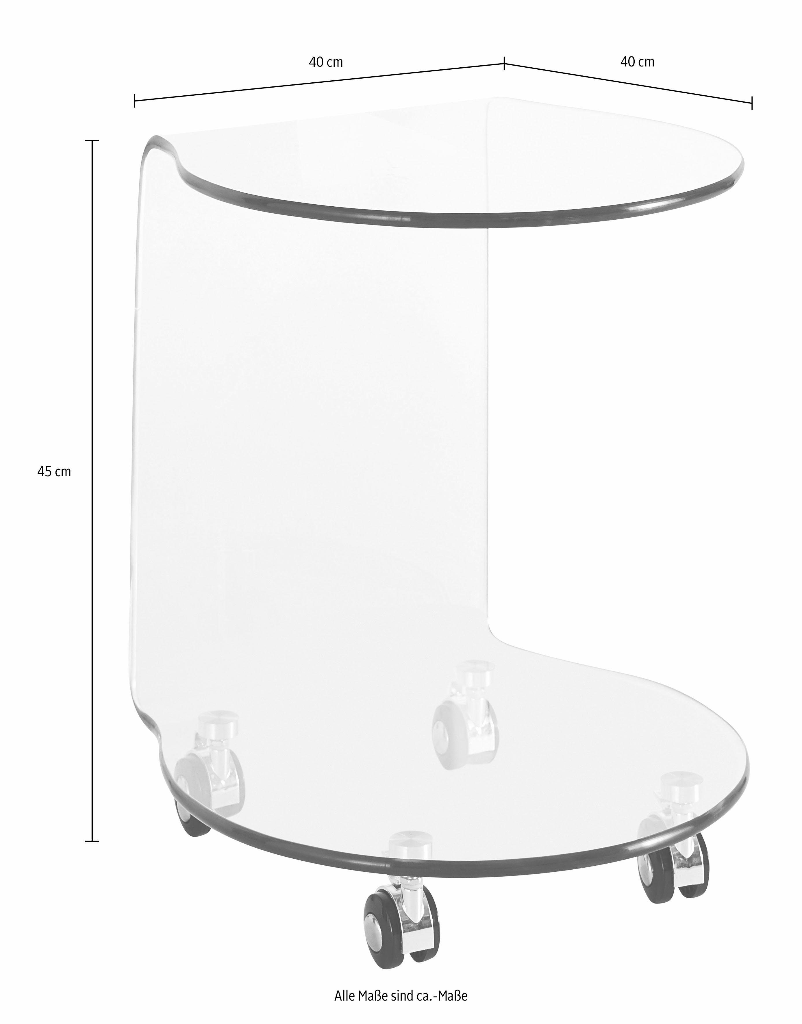 Paroli Bijzettafel op rollen
